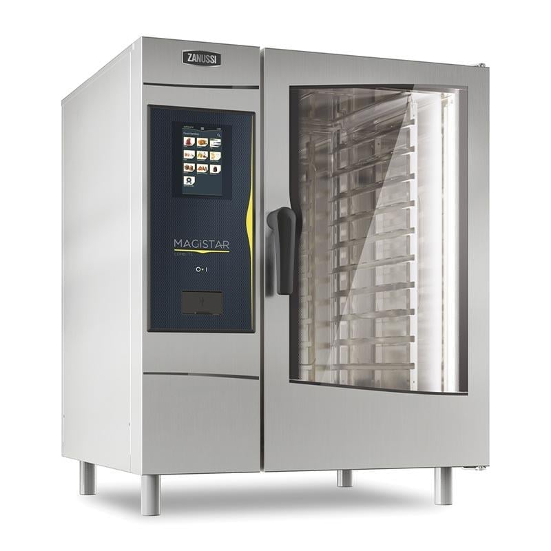 Zanussi Magistar TS Dokunmatik Ekranlı Kombi Konveksiyonlu Fırın, GN 1/1 10 Tepsi Kapasiteli, Elektrikli, 218722