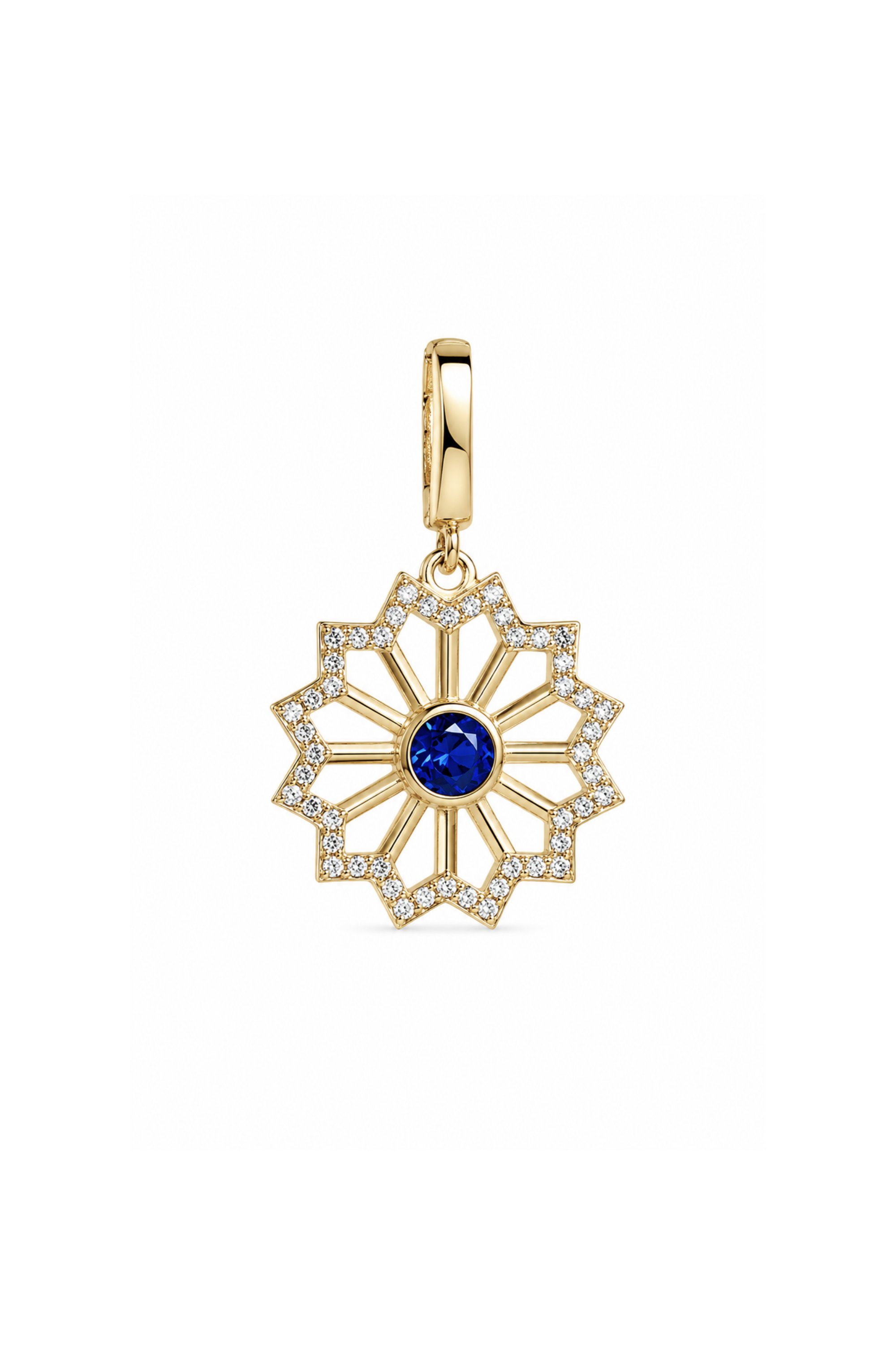 Laciandrt Stone Stary Charm Pendant