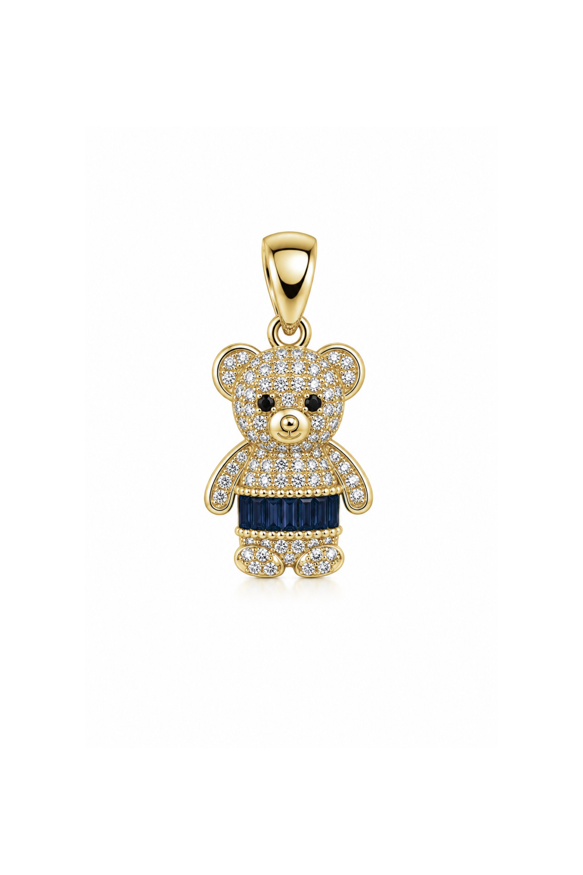 Mini Bear Blue Pendant