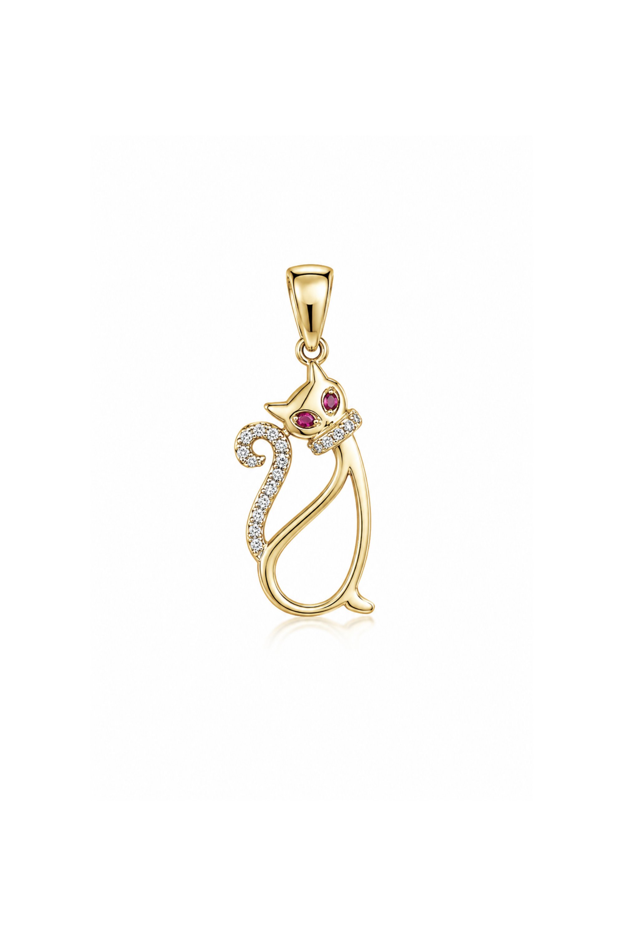 Stone Beauty Cat Cat Pendant