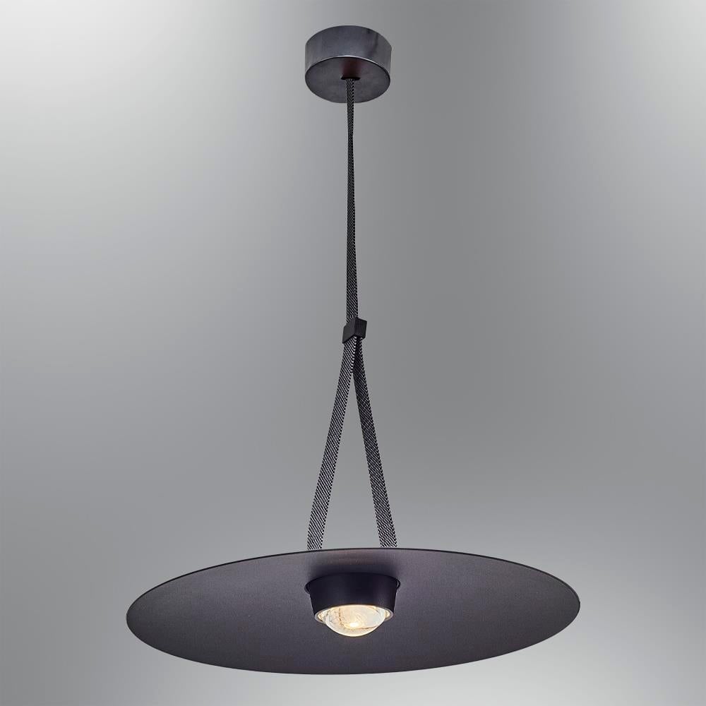 1220-03-19 Htas Tekli Kemerli Sarkıt 8W Ø450X80H Siyah