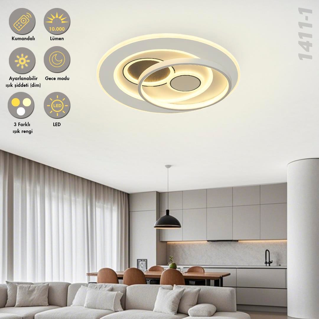 1411-1 Nofa 50cm Armatür (Kumandalı) Beyaz