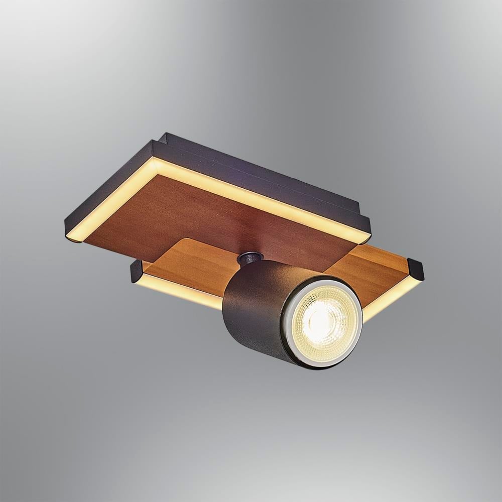 1419-1 Tek Spotlu Plafonyer Meşe