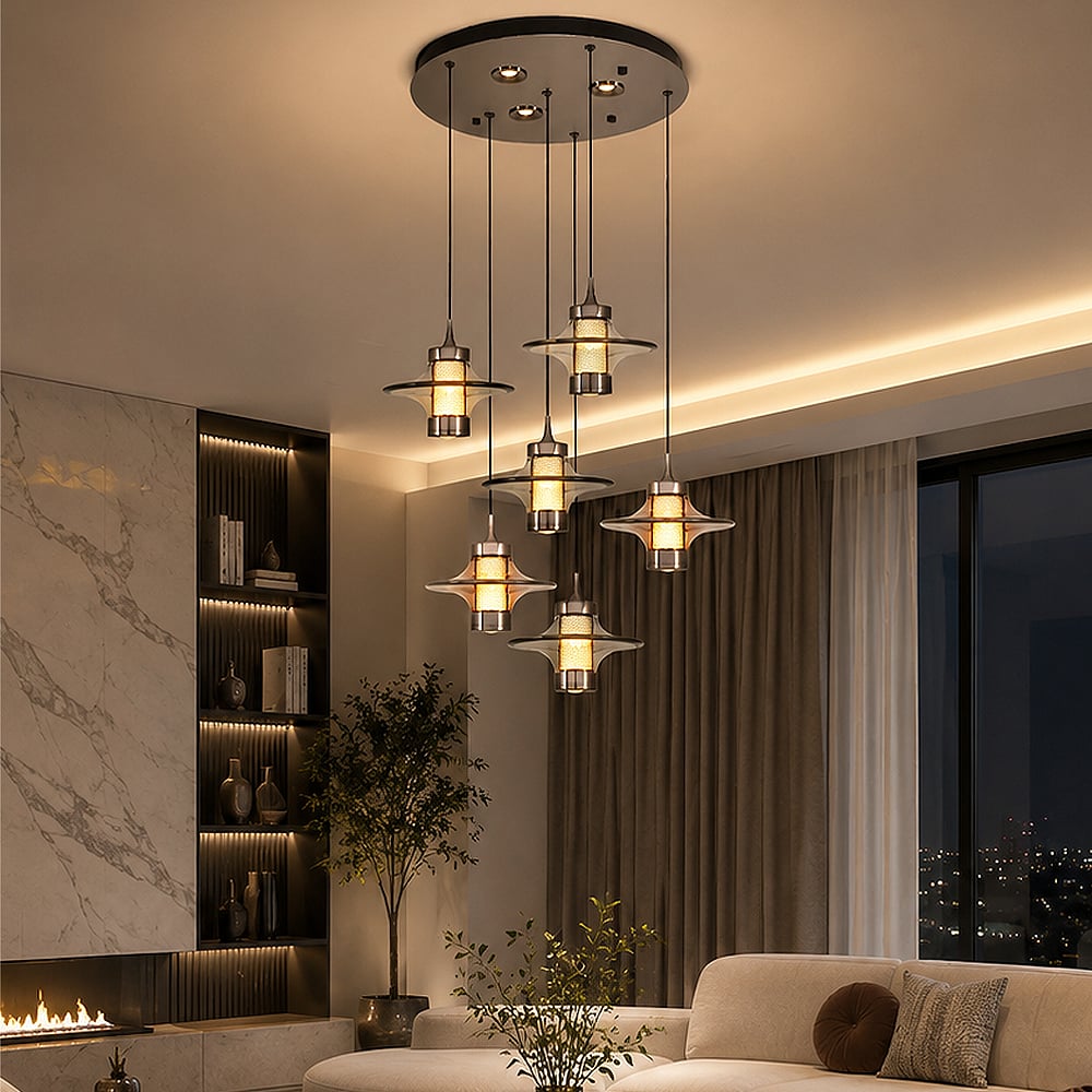 2863-6A-28 Stubb 6'lı Sarkıt Mix Mixed