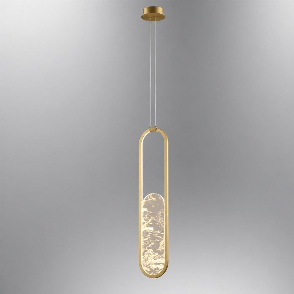 2869-2-03 Alabaster Tekli Sarkıt 70*20 Sarı