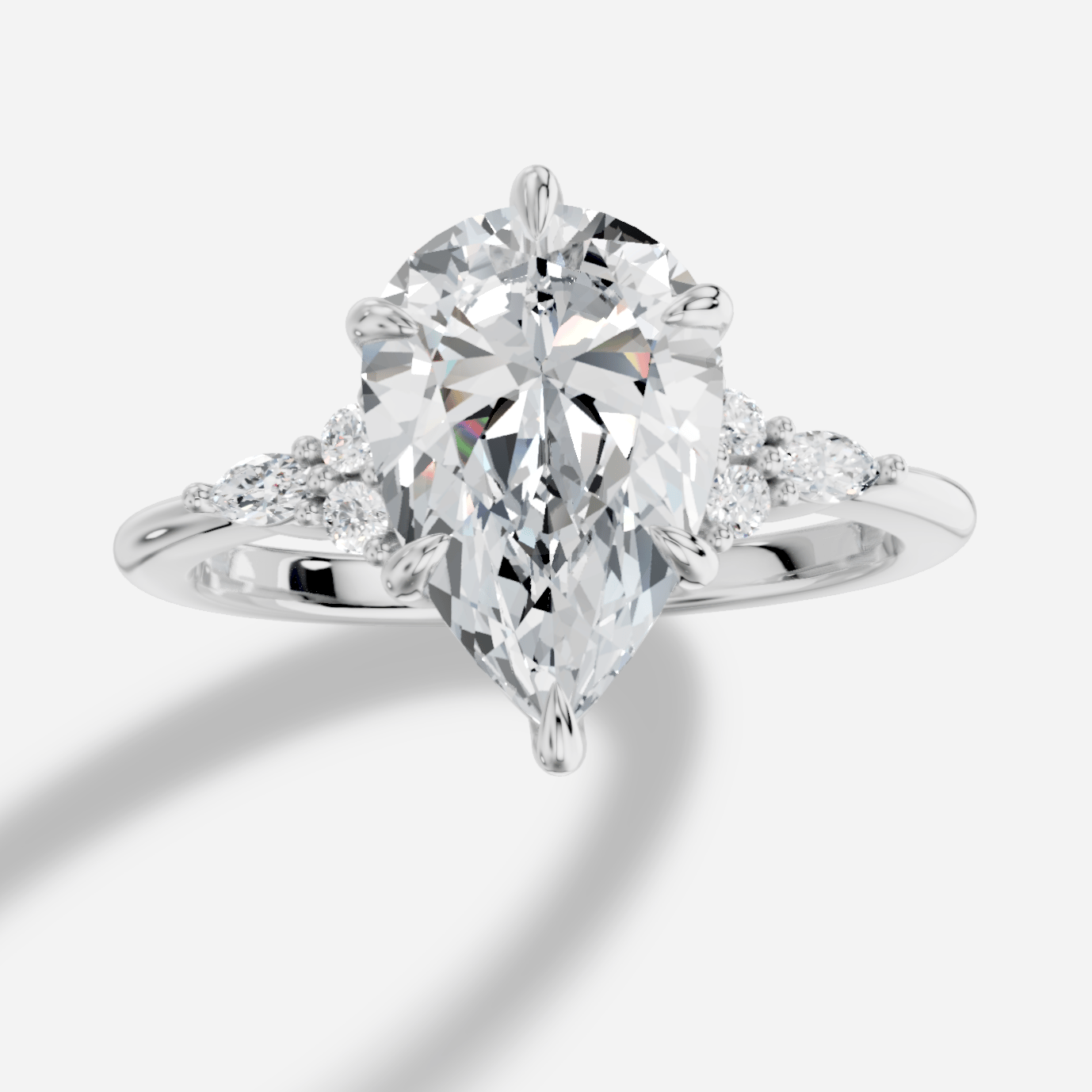 Liora Damla Kesim Exclusive Laboratuvar Pırlanta Yüzük | X Diamond