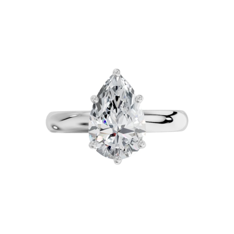 Thalia Damla Kesim Laboratuvar Pırlanta Yüzük | X Diamond