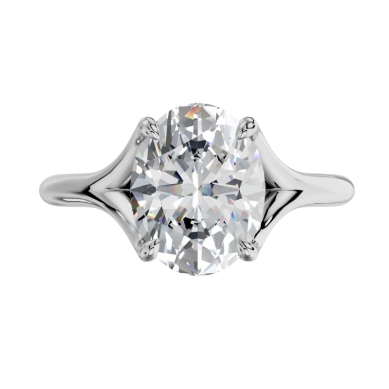 Aetheria Oval Kesim Laboratuvar Pırlanta Yüzük | X Diamond