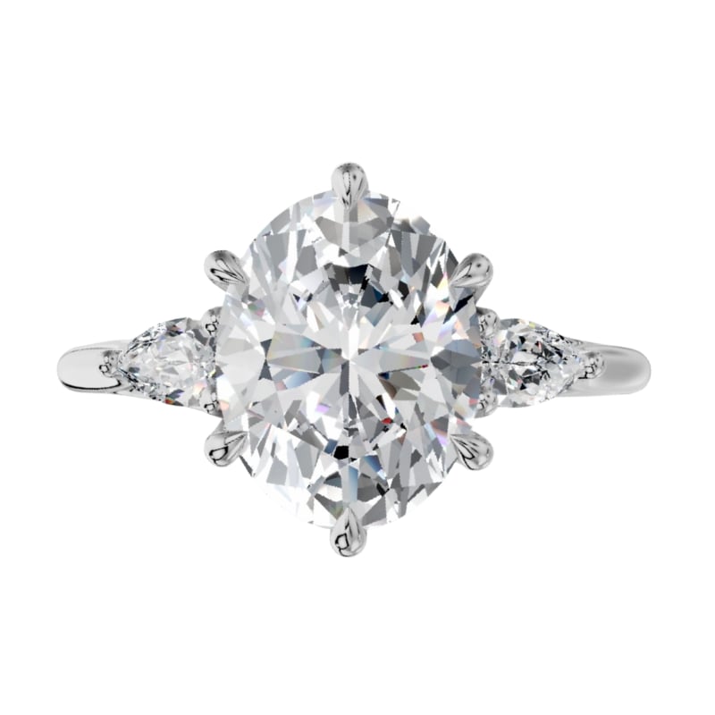 Celeste Oval Kesim Exclusive Laboratuvar Pırlanta Yüzük | X Diamond