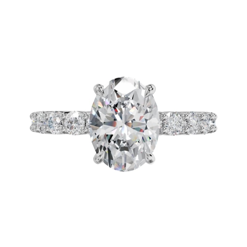 Imperial Oval Kesim Exclusive Laboratuvar Pırlanta Yüzük | X Diamond