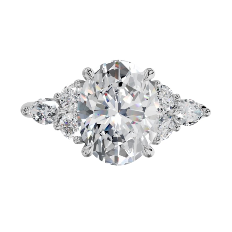 Liora Oval Kesim Exclusive Laboratuvar Pırlanta Yüzük | X Diamond