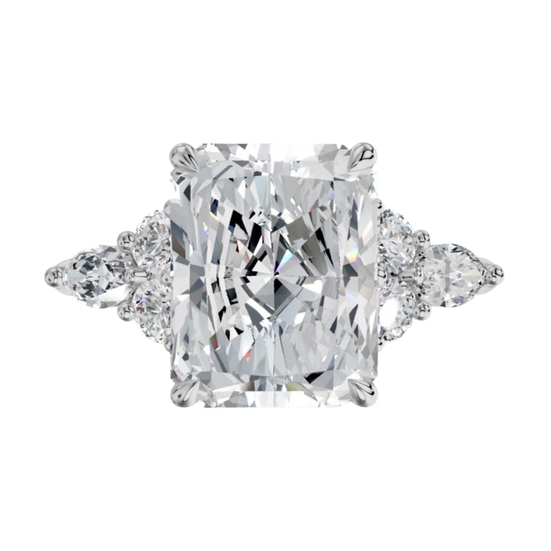 Liora Radiant Kesim Exclusive Laboratuvar Pırlanta Yüzük | X Diamond