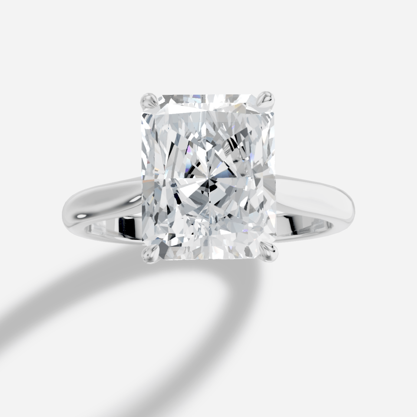 Secret Radiant Kesim Laboratuvar Pırlanta Yüzük | X Diamond
