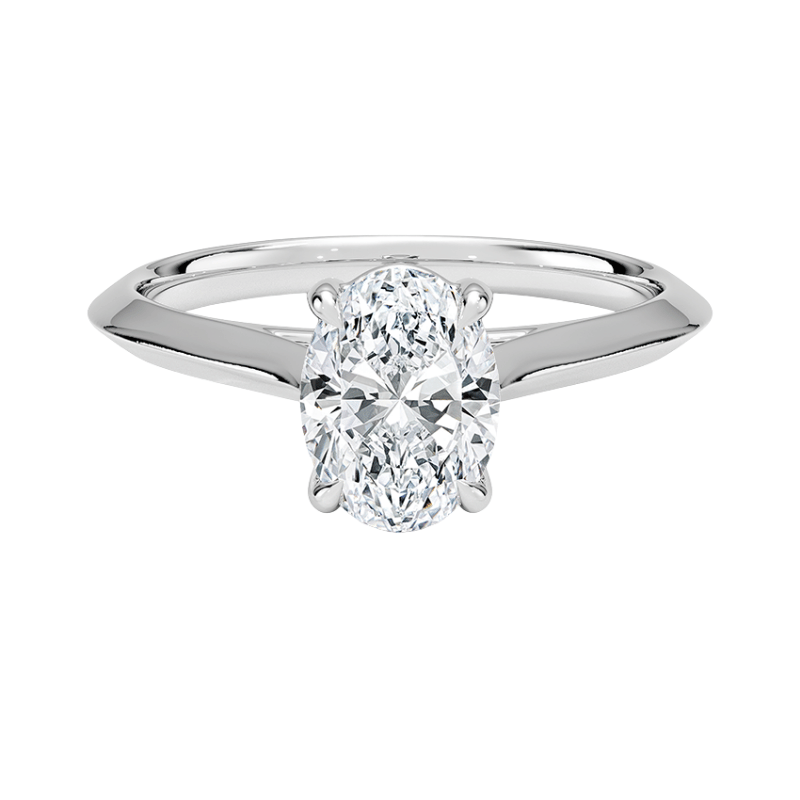 11061015 Laboratuvar Pırlantası Tektaş Yüzük | 1.00 karat Oval | Meliora | Xdiamond