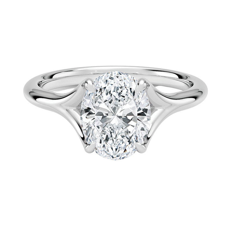 11042033 Lab Grown Pırlanta Tektaş Yüzük | 2.00 karat Oval | Aetheria | Xdiamond