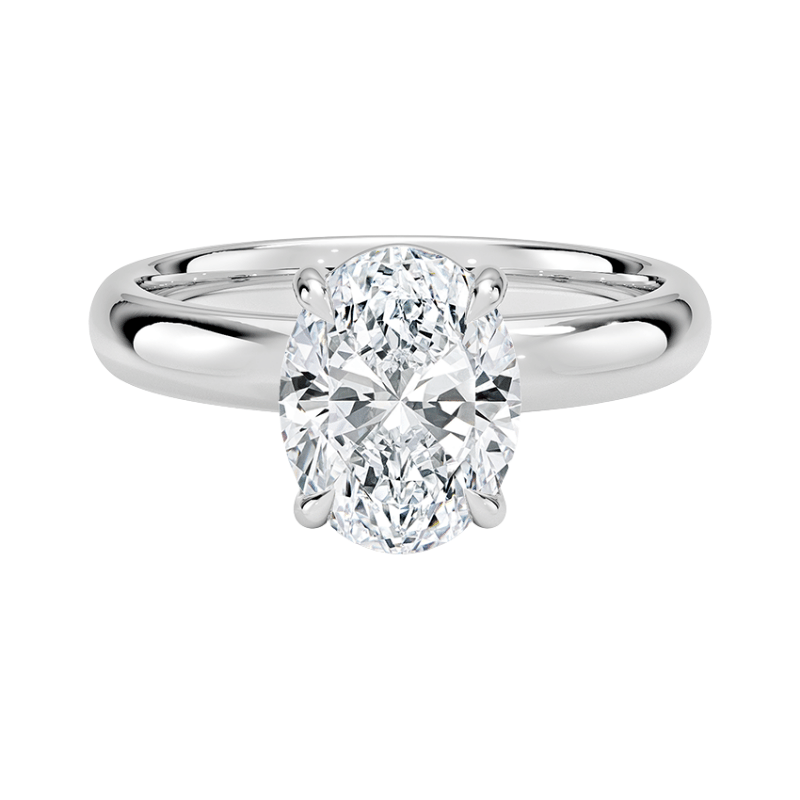 11052033 Lab Grown Pırlanta Tektaş Yüzük | 2.00 karat Oval | Eirene | Xdiamond