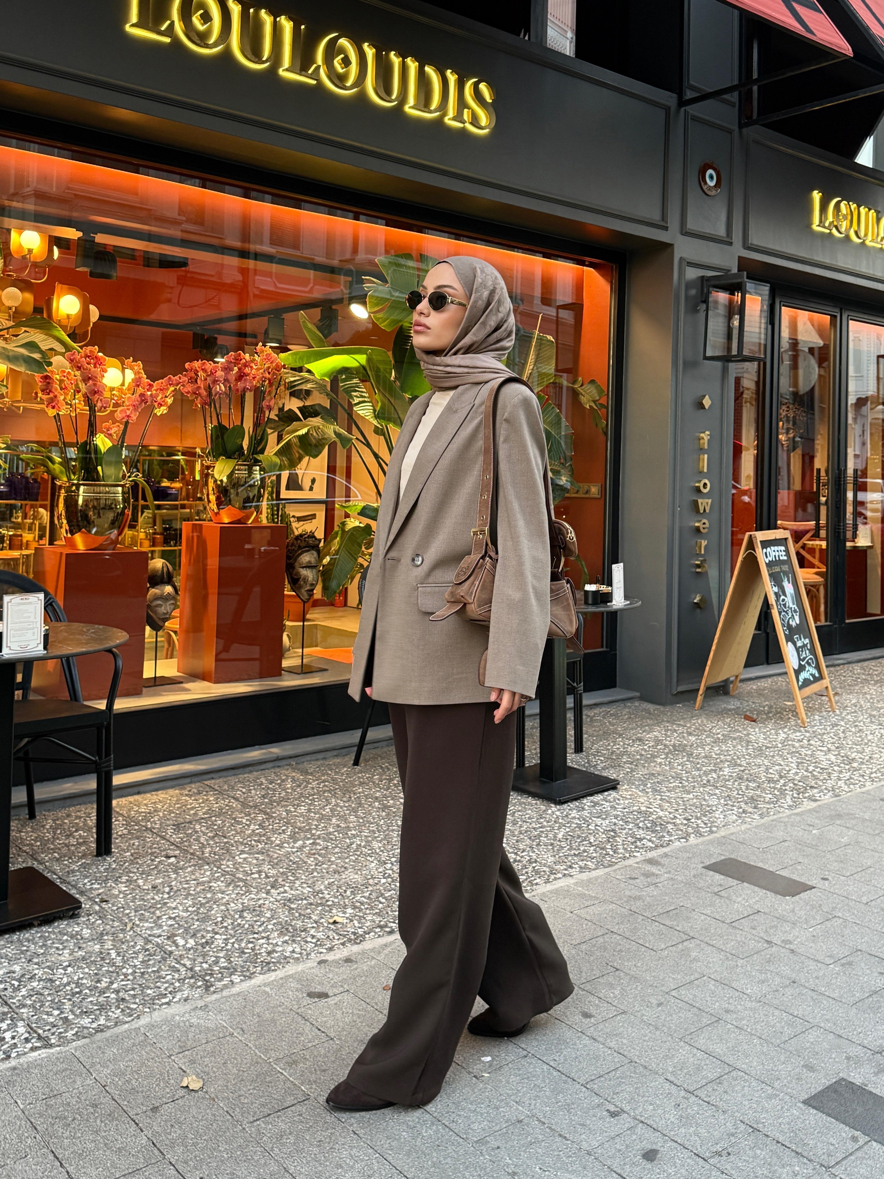 Vizon Blazer Ceket