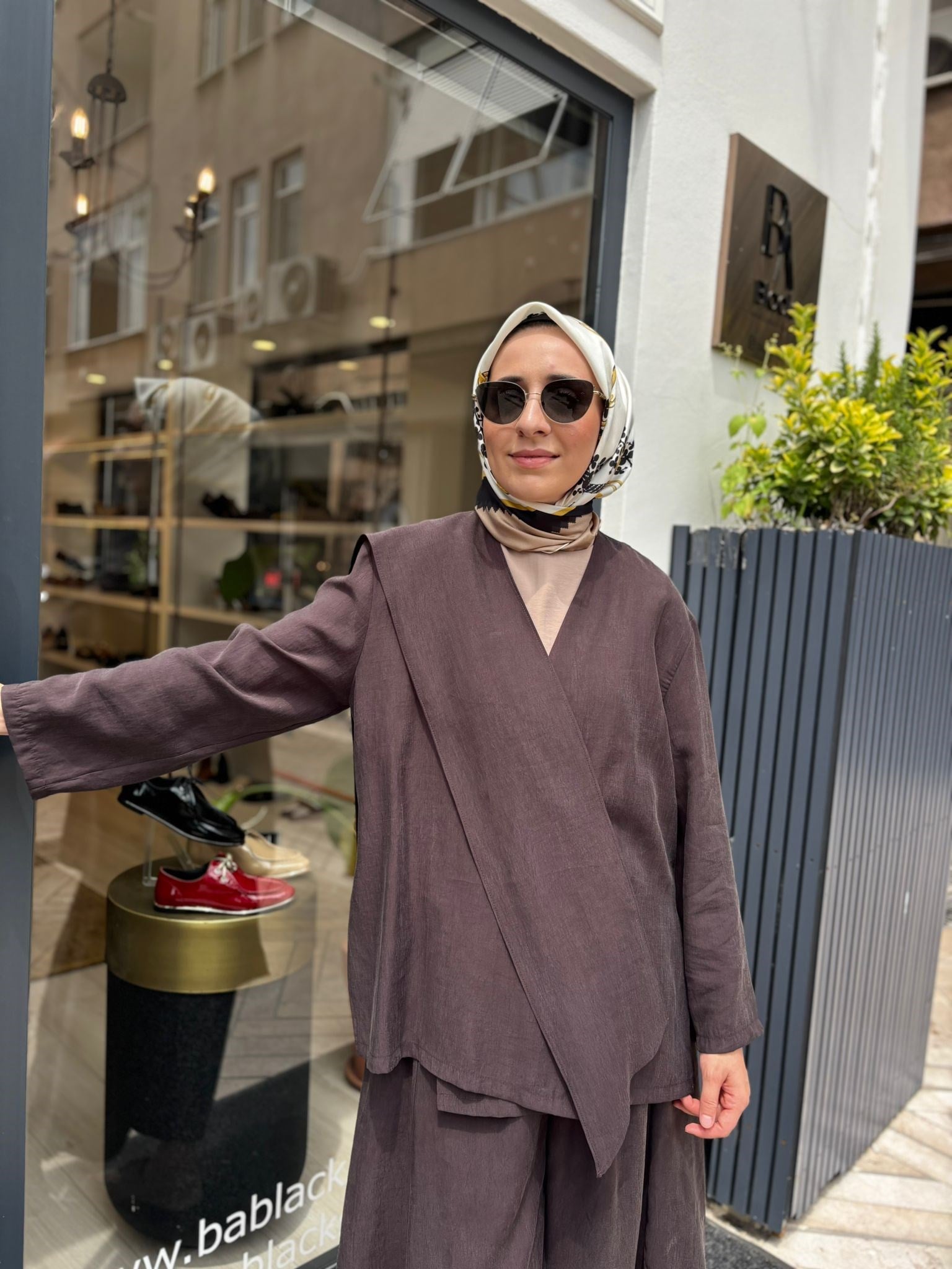 26SS607 Elix Kadın Kimono BİTTER
