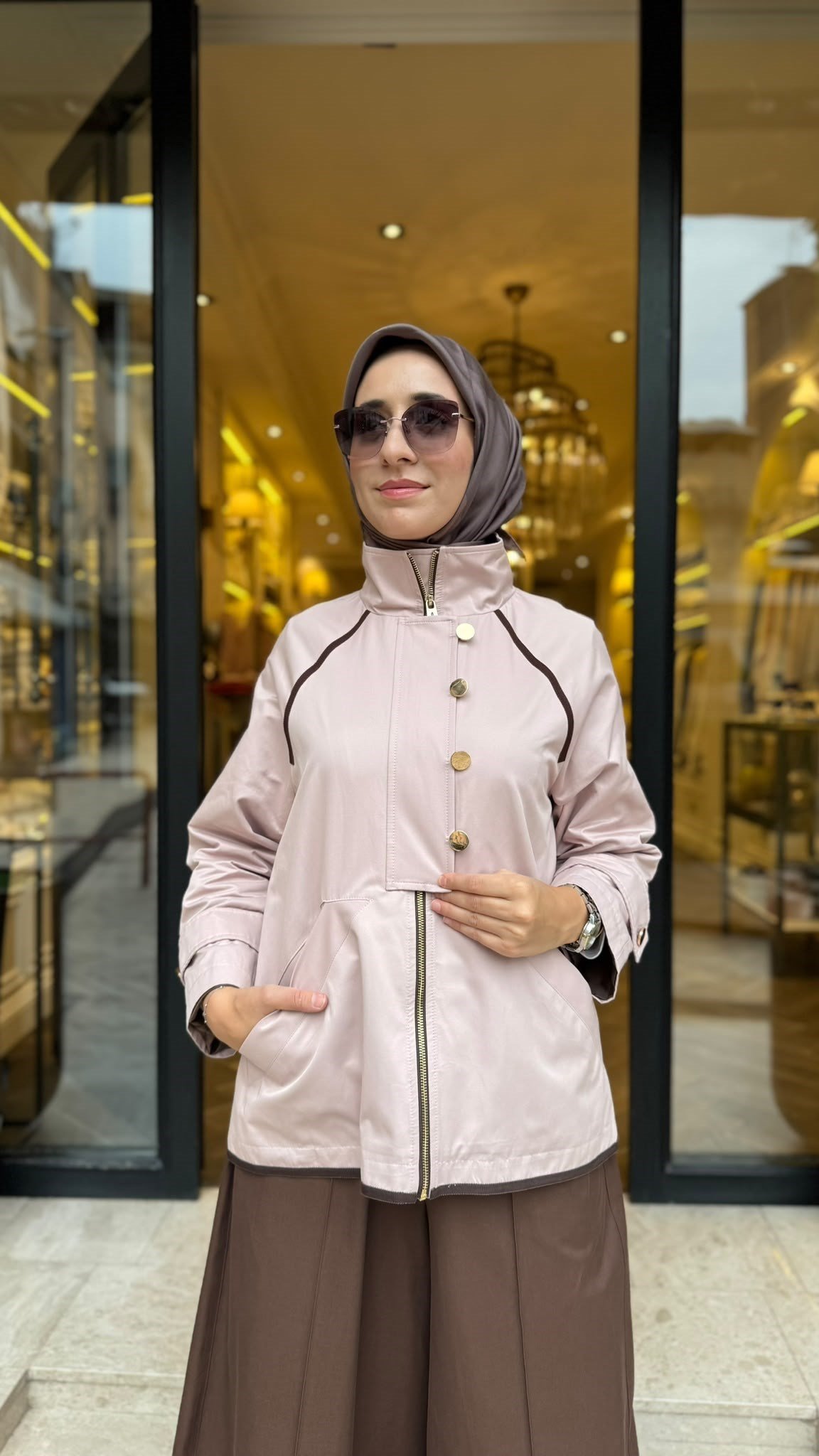 27FWCEK0015 Rowena Kadın Ceket Pudra Pembe