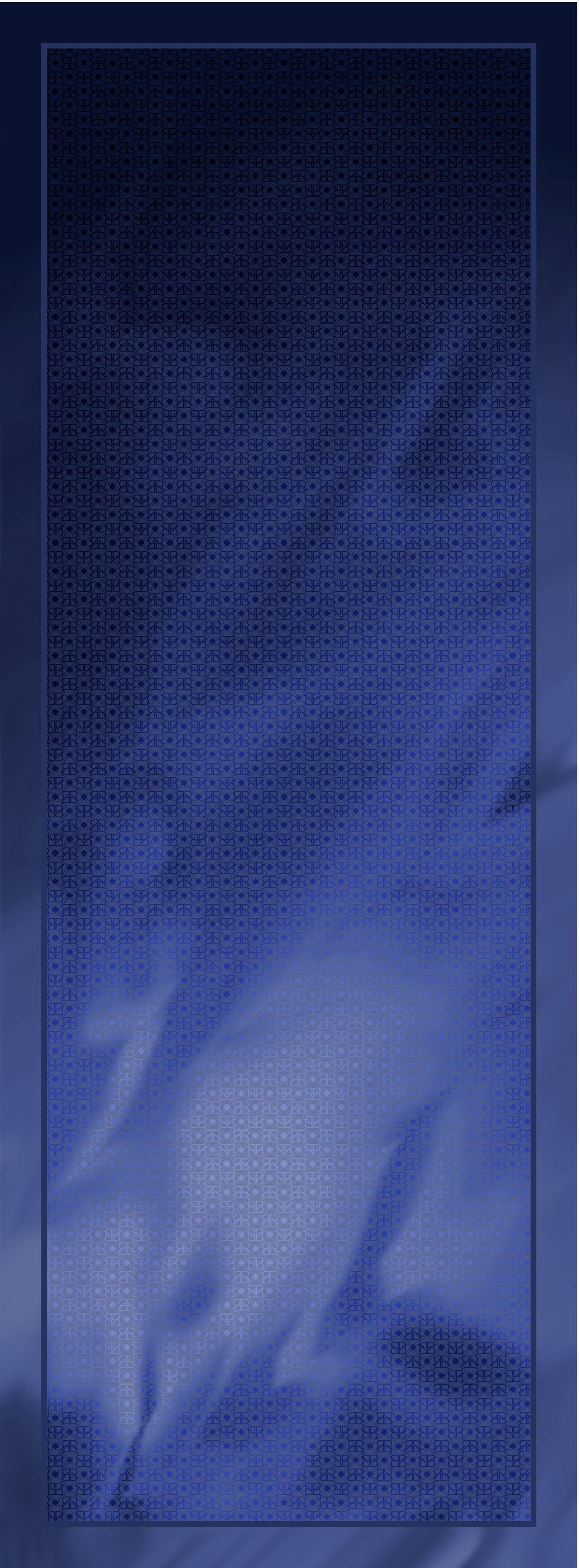 BUA32 Degrade BB Kaşmir Şal Lacivert