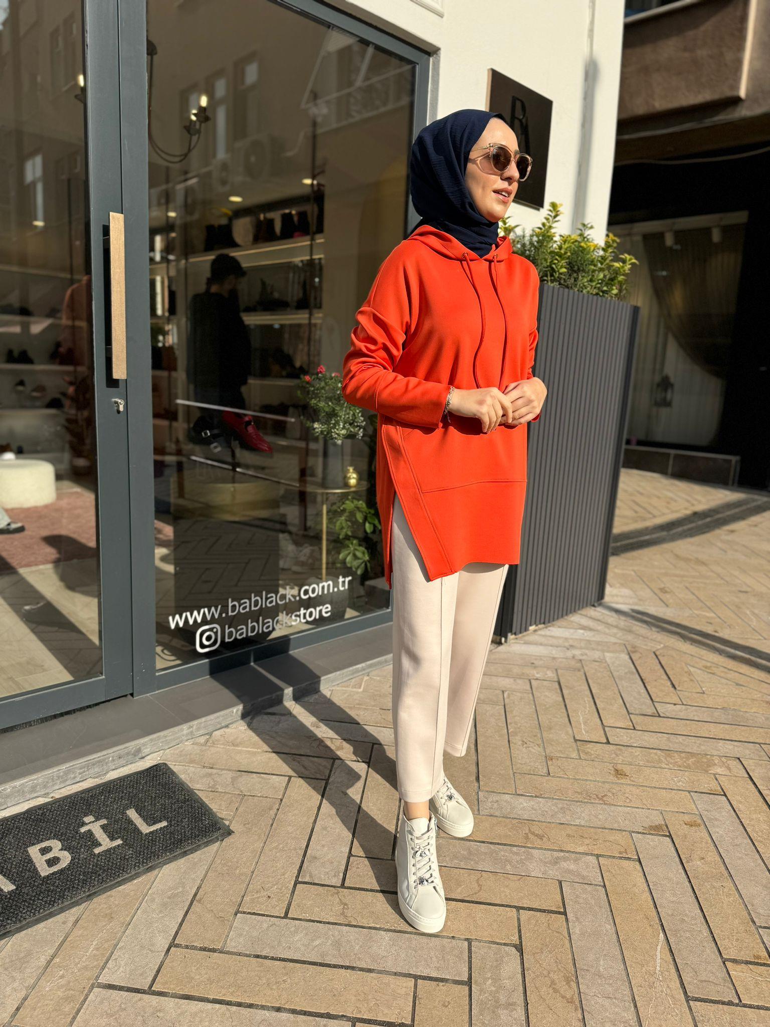 Seta Scuba Spor Tunik Nar Çiçeği