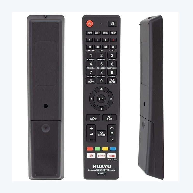 Huayu URC1366 12in1 Netflix Prime Youtube Tuşlu Universal Akıllı Kumanda