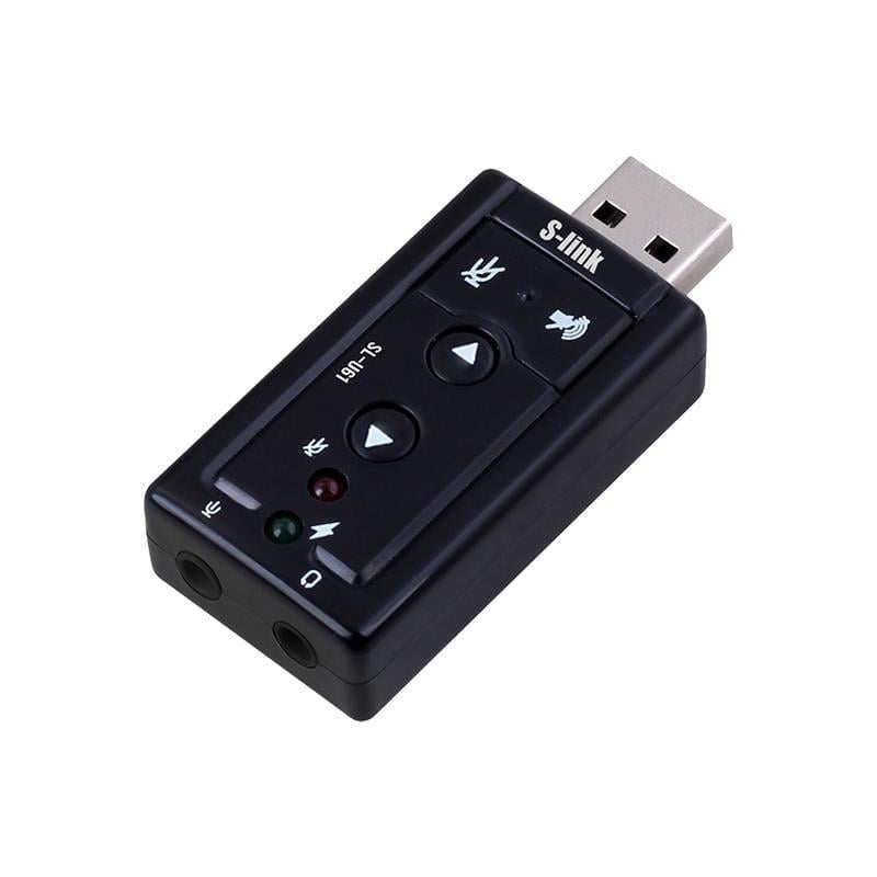 S-Link SL-U61 Usb Ses Kartı 2.0 Çevirici Adaptör