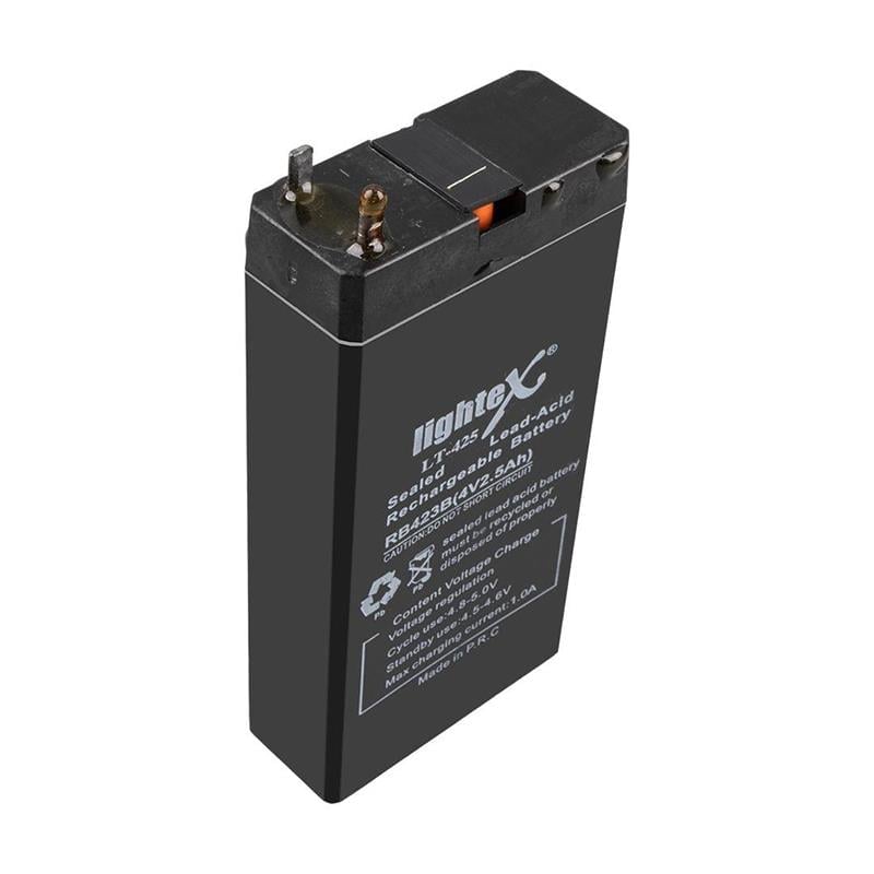 Lightex 4 Volt 2.3 Amper Bakımsız Işıldak Aküsü 100 x 50 x 20 mm