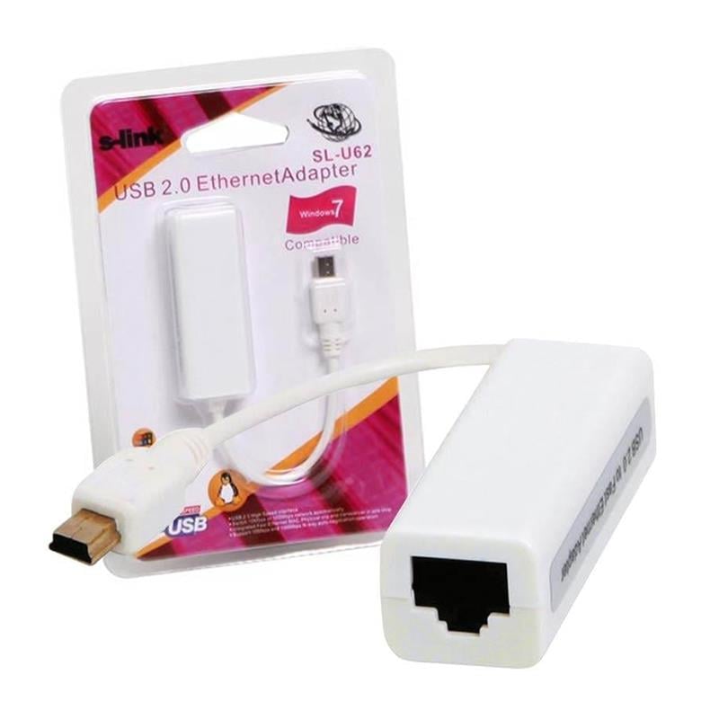 S-Link SL-U62 Usb Mini 5Pin To Lan 5 cm Çevirici