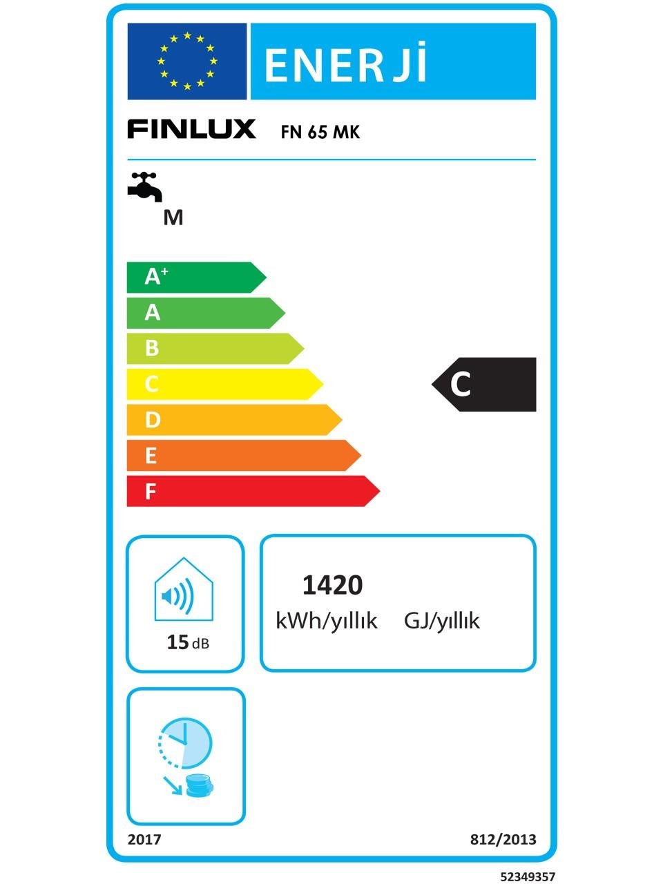 Finlux FN 65 MK 2000 W 65 lt Termosifon