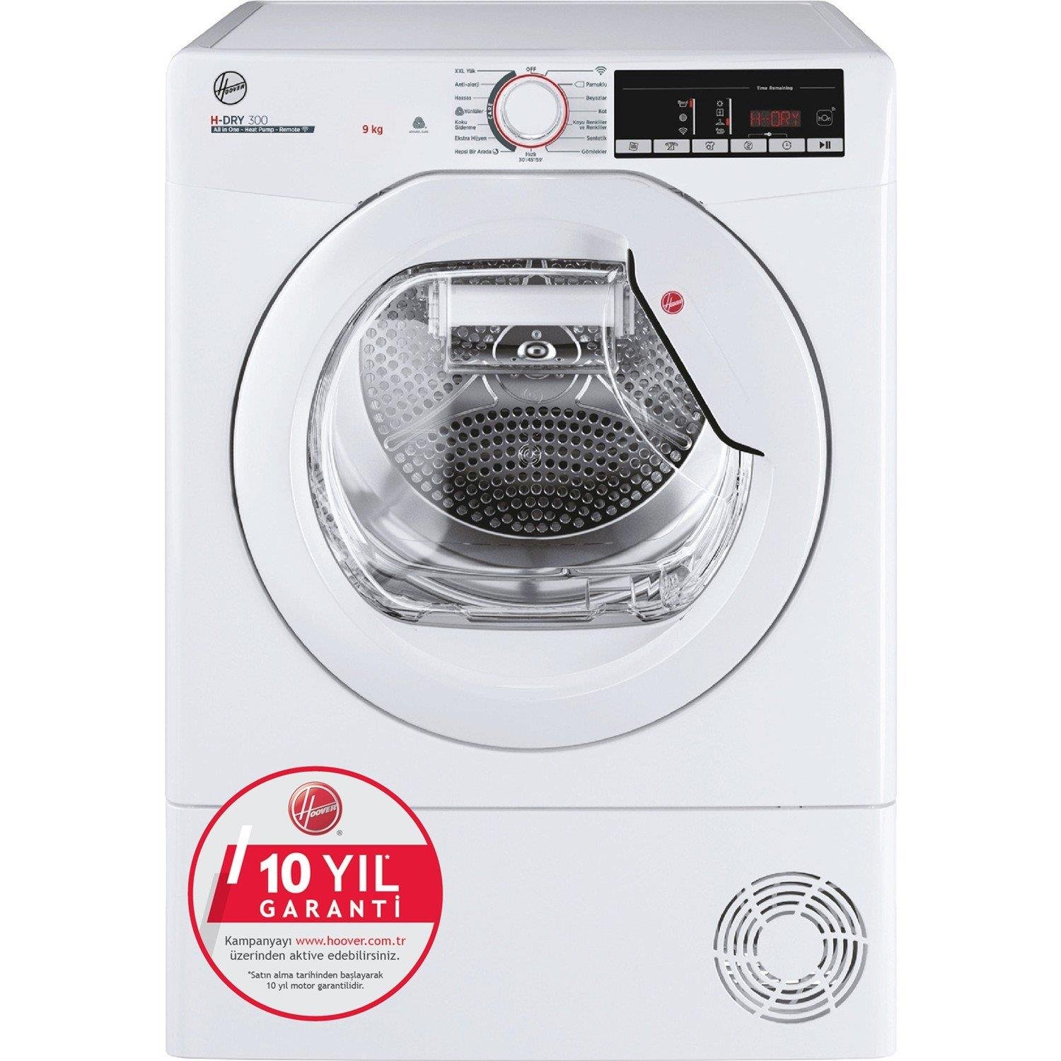 Hoover HLE H9A2TE-17 9 kg Çamaşır Kurutma Makinesi