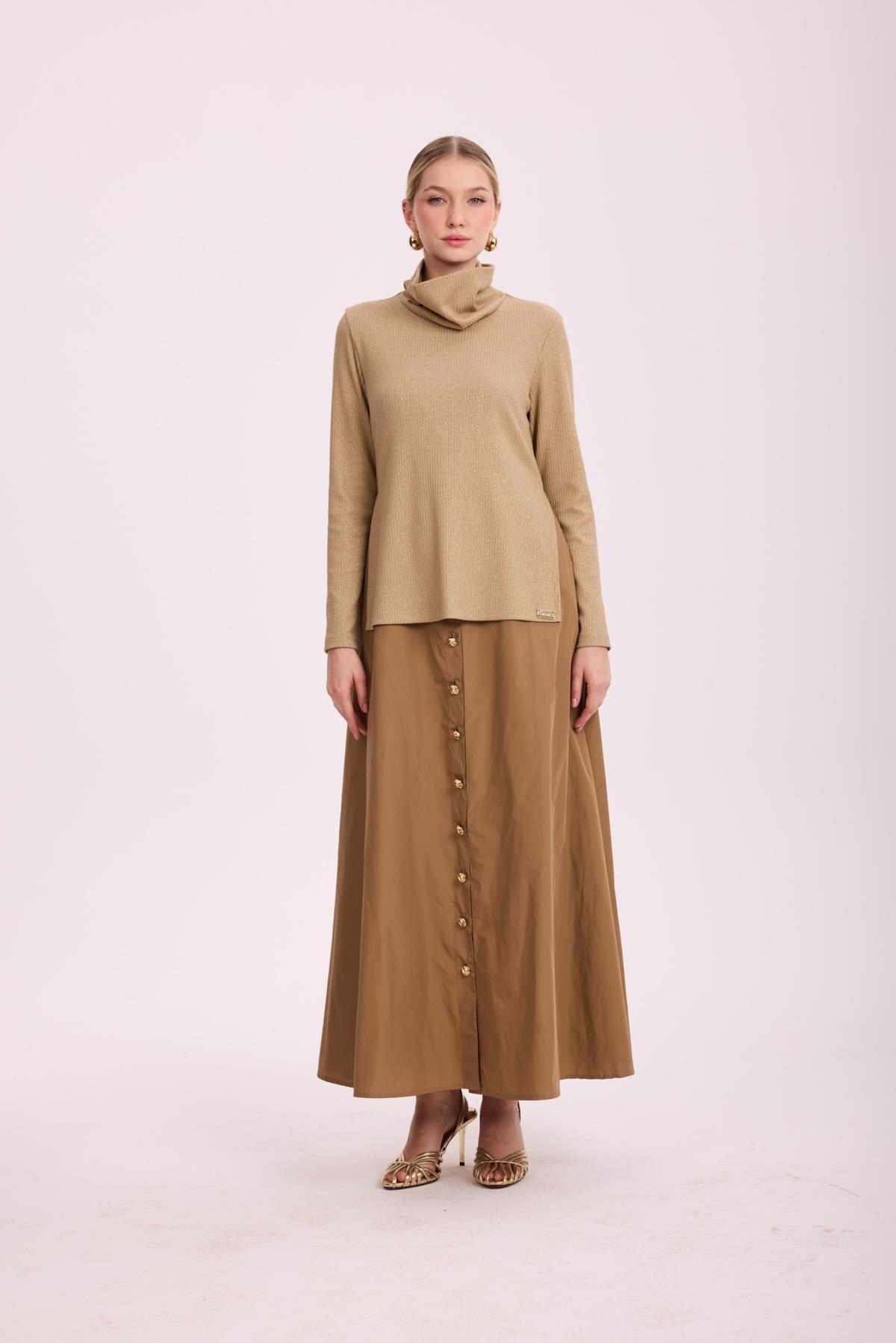 ARVENA DUO ELBİSE-GOLD