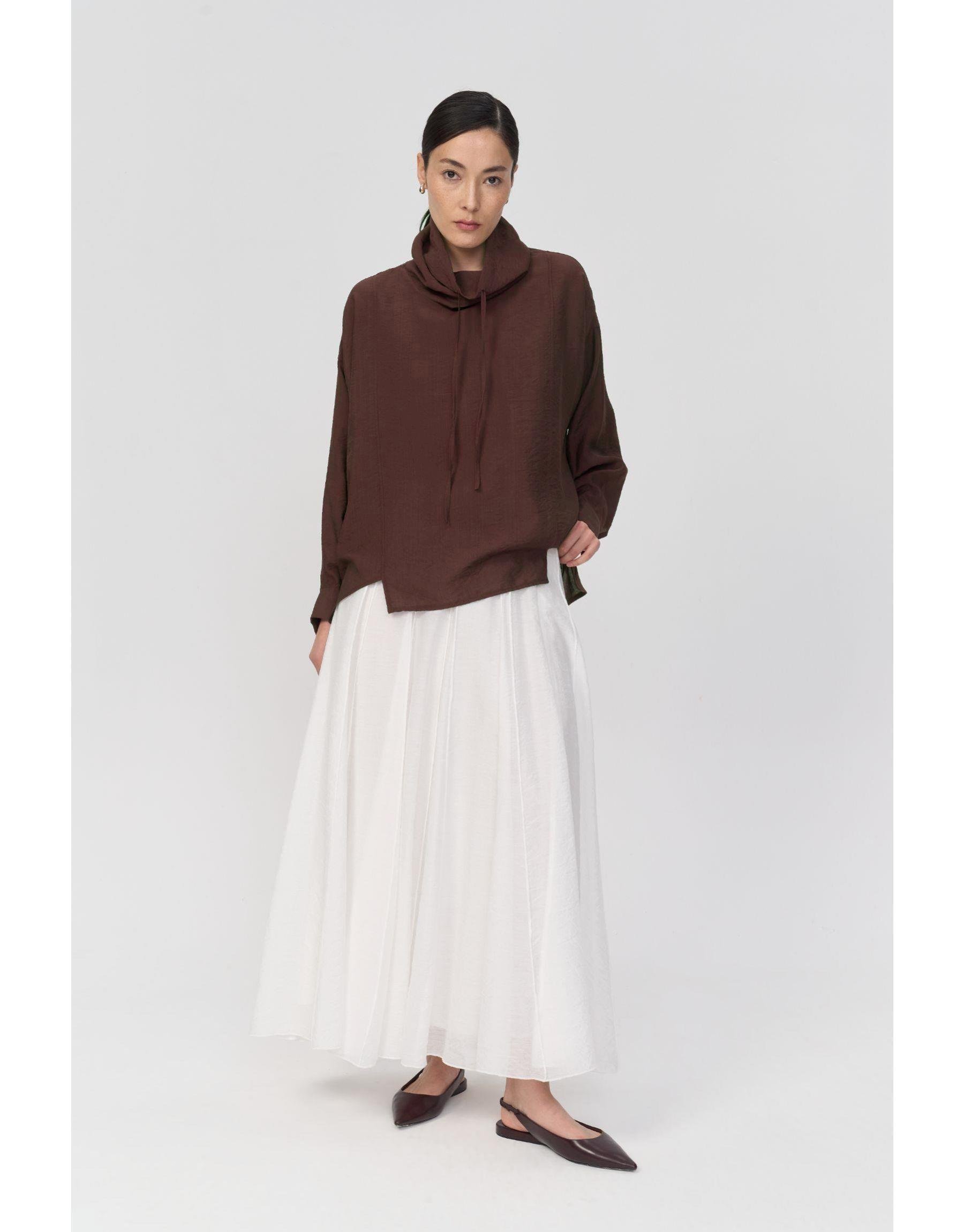 Berry Bluz Kahverengi