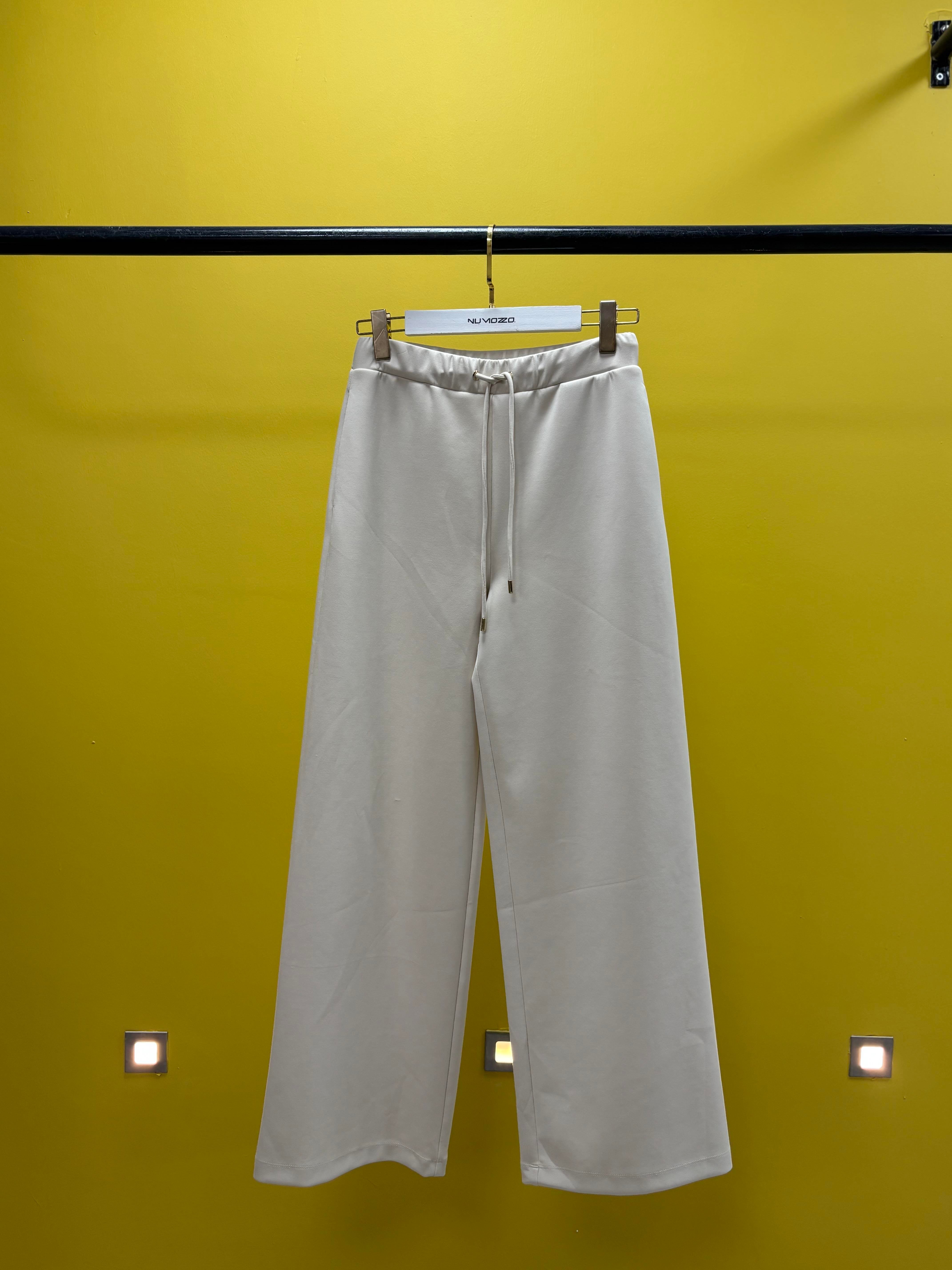 Claudıa Örme Pantolon Krem