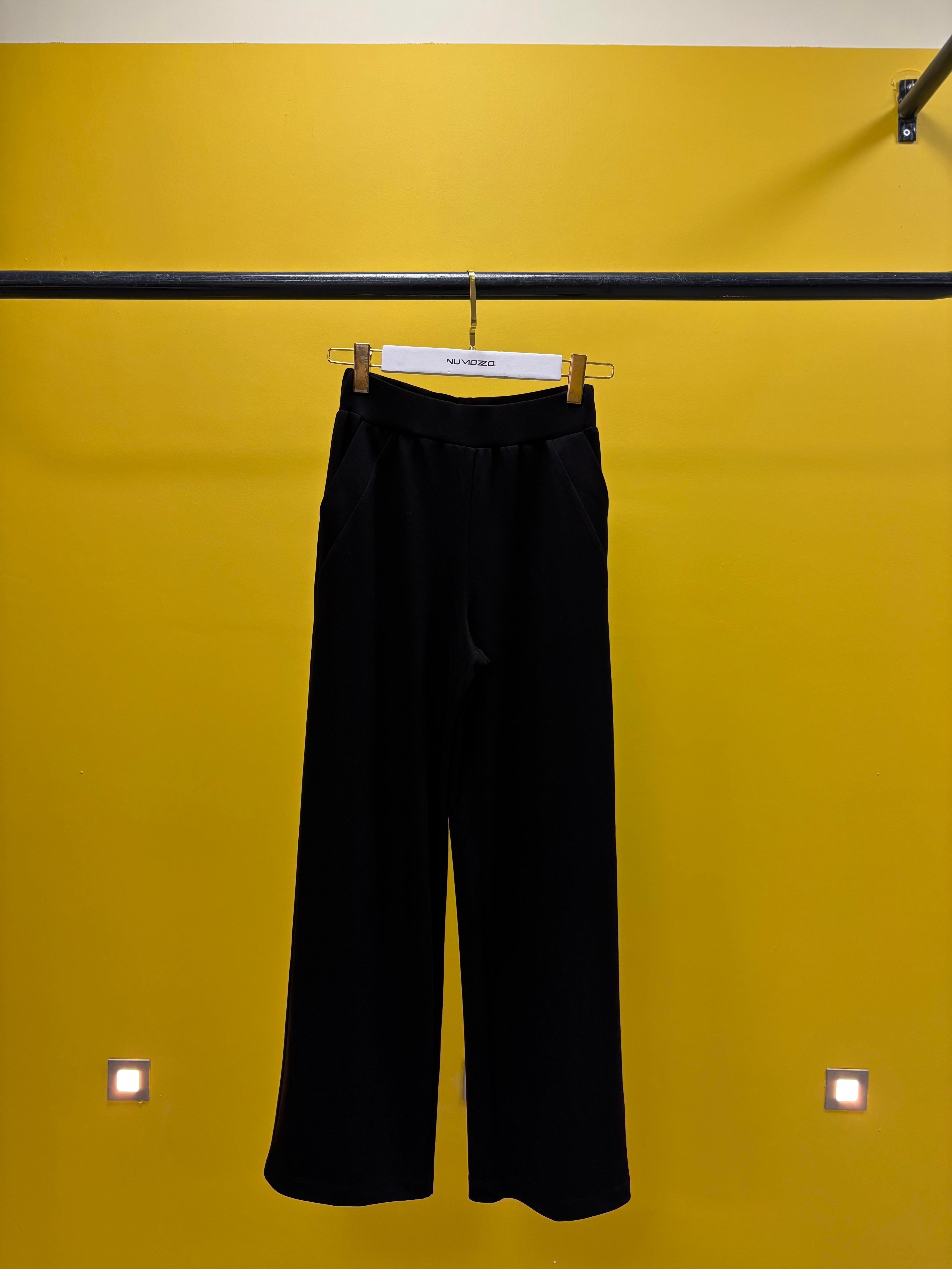 Claudıa Örme Pantolon Siyah