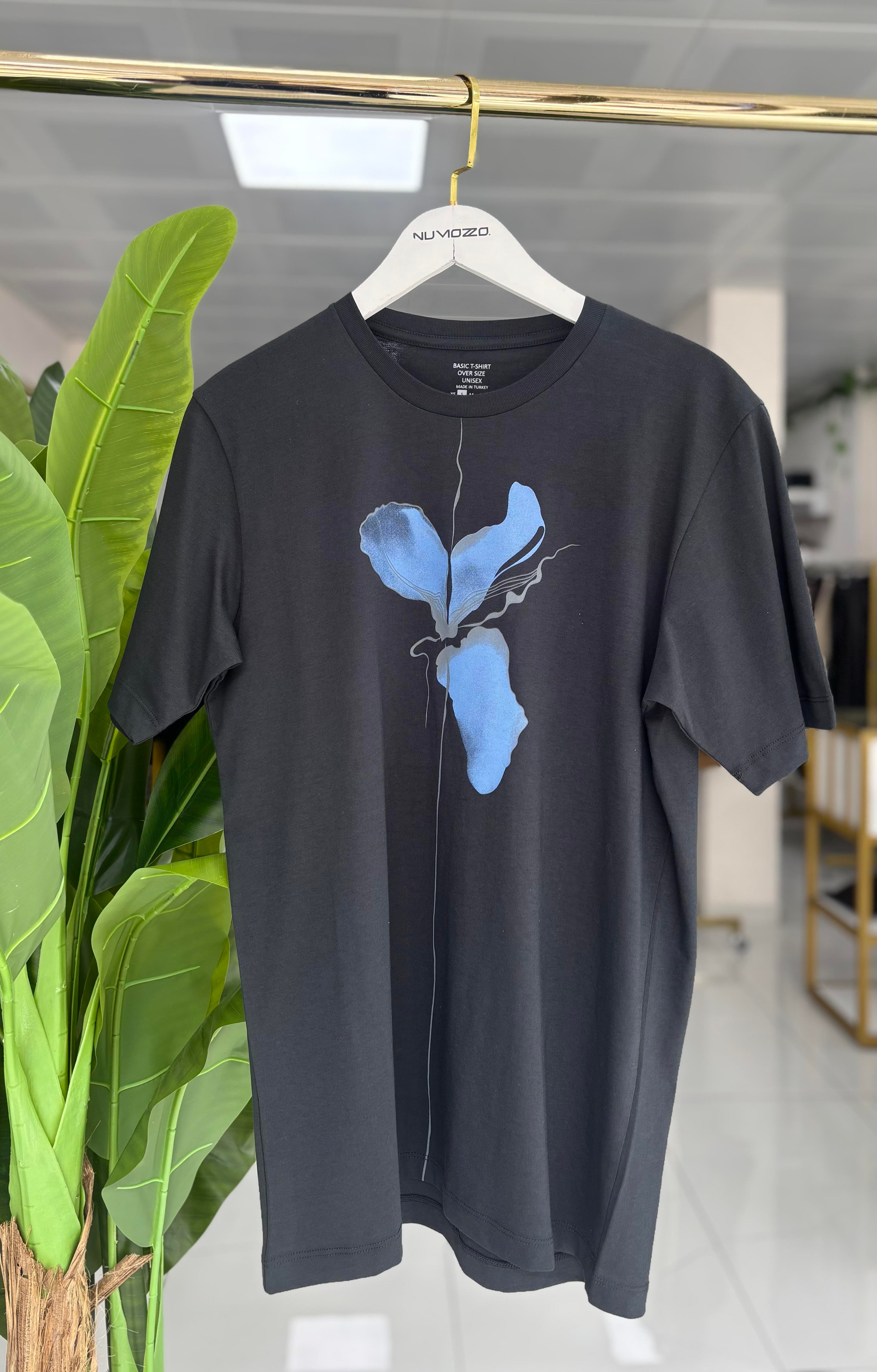 Cloche Baskılı Tişört Antrasit