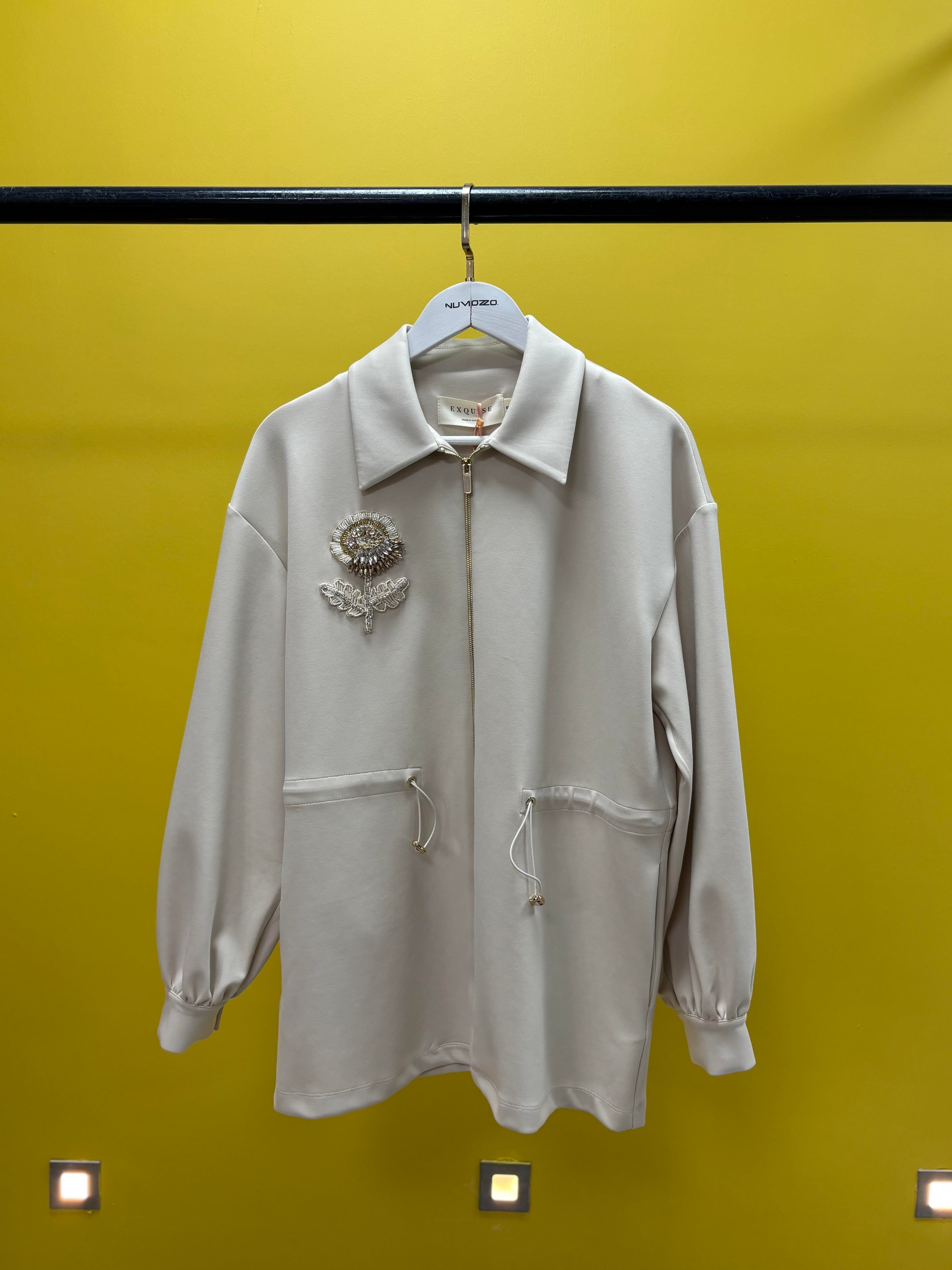 Delılah Örme Sweatshirt Krem