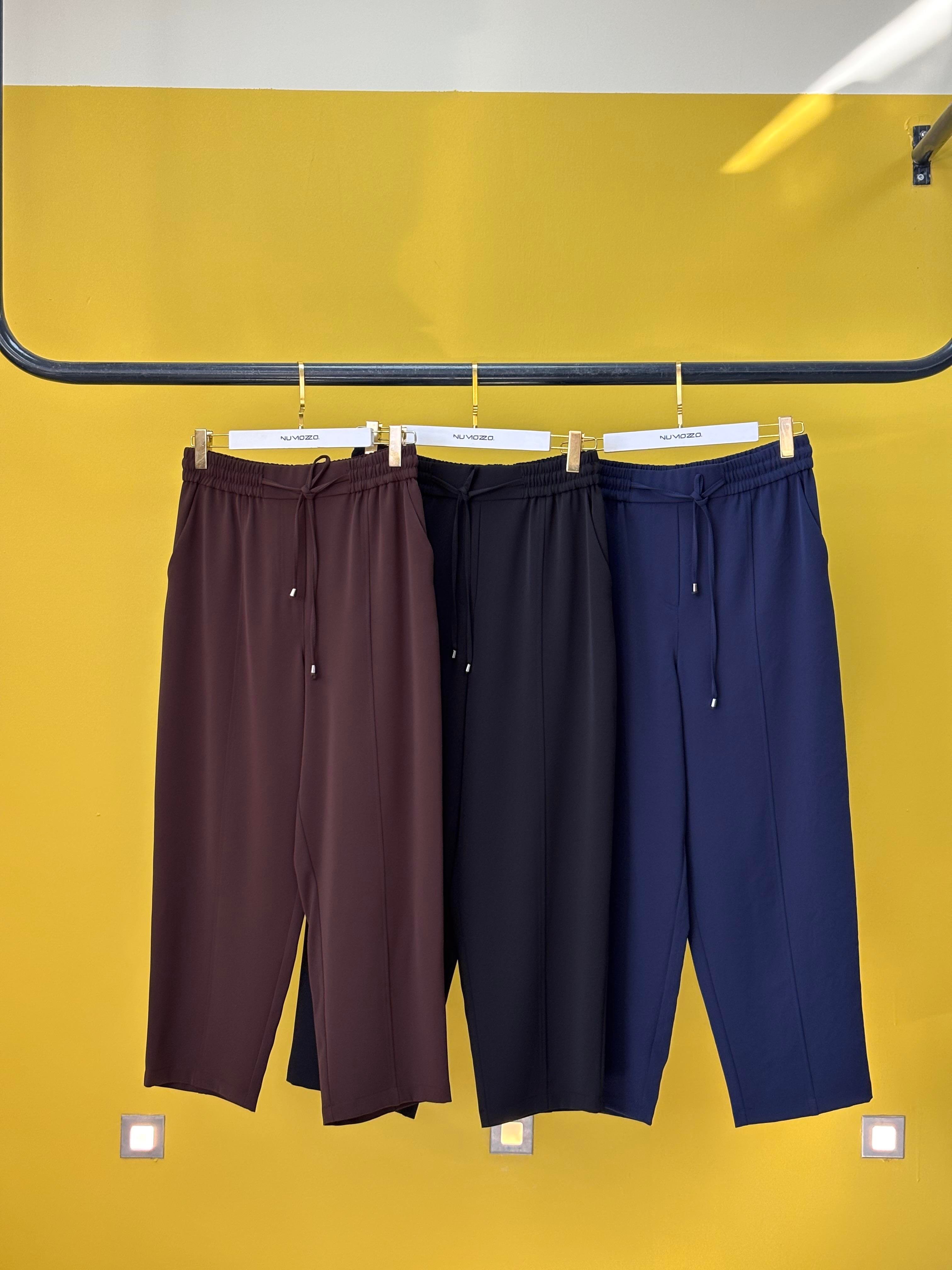 Elegance Beli Lastikli Dar Paça Pantolon