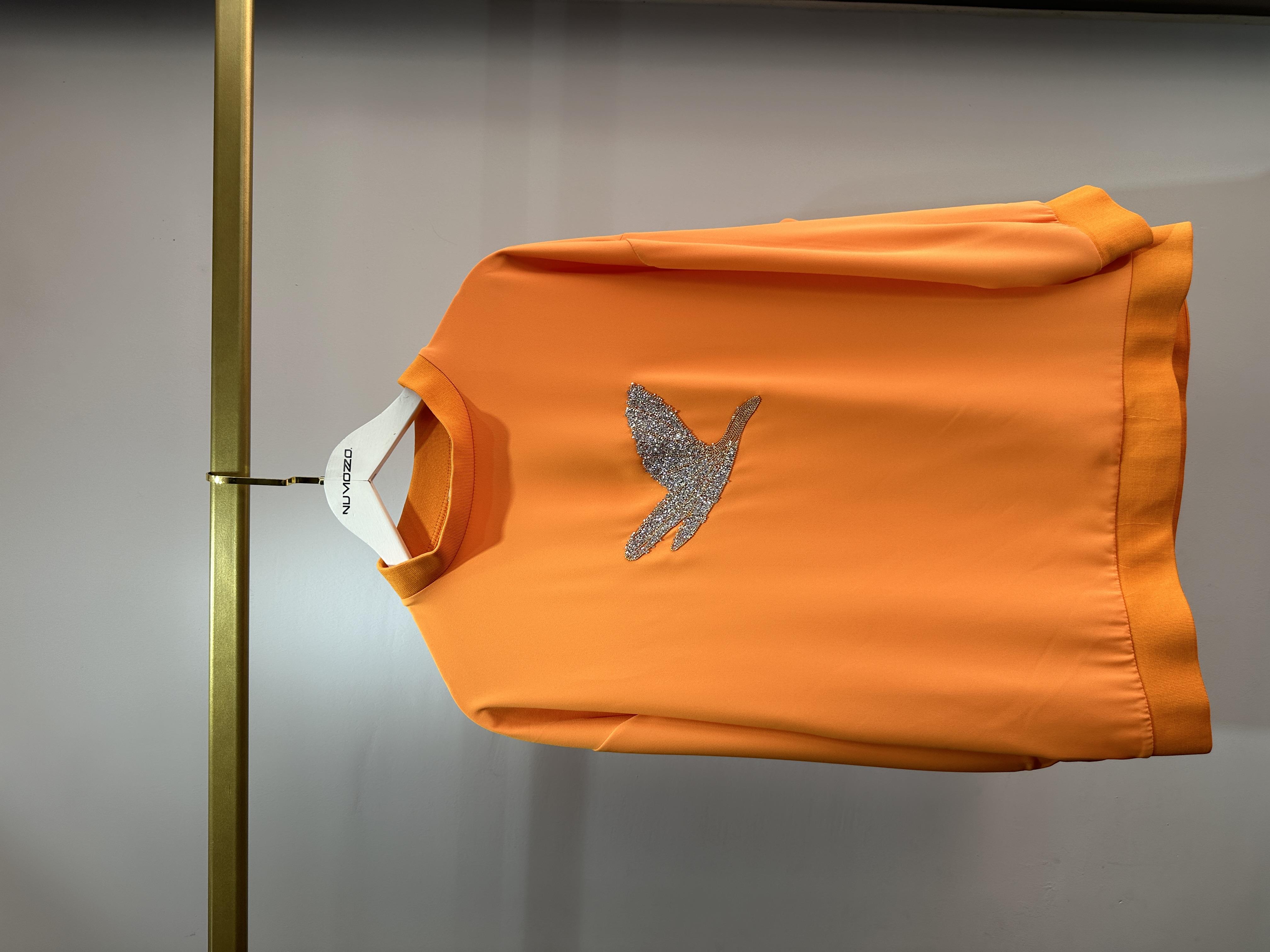 MİSSEMRAMİSS AKSESUARLI SWEATSHİRT TURUNCU