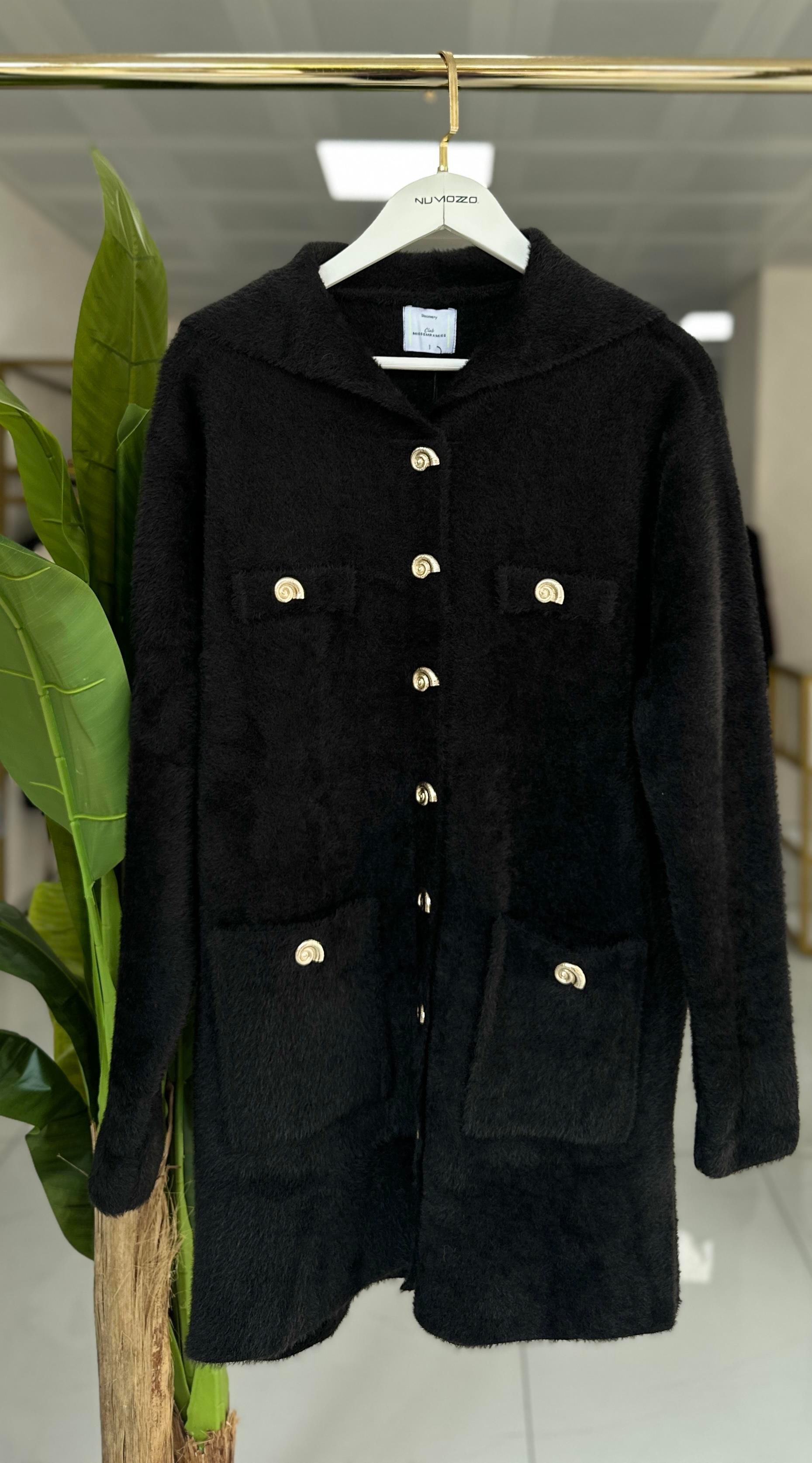 Missemramiss Berretto Angora Kap Siyah