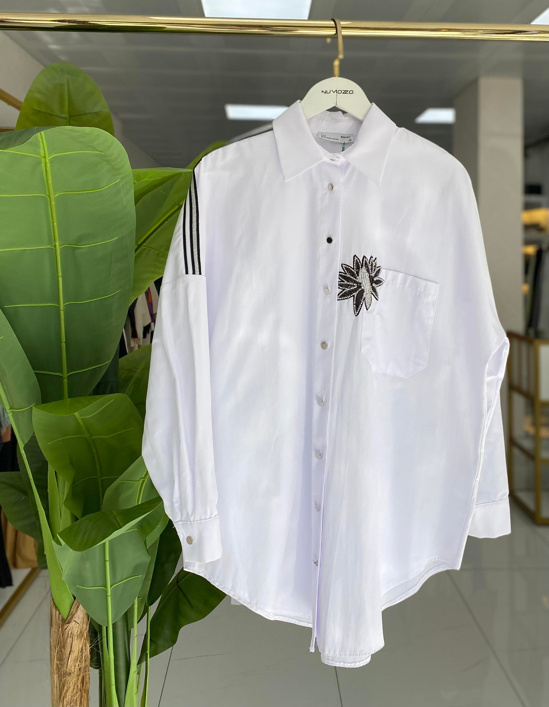 Missemramiss Elegante Comfort Gömlek Ekru 