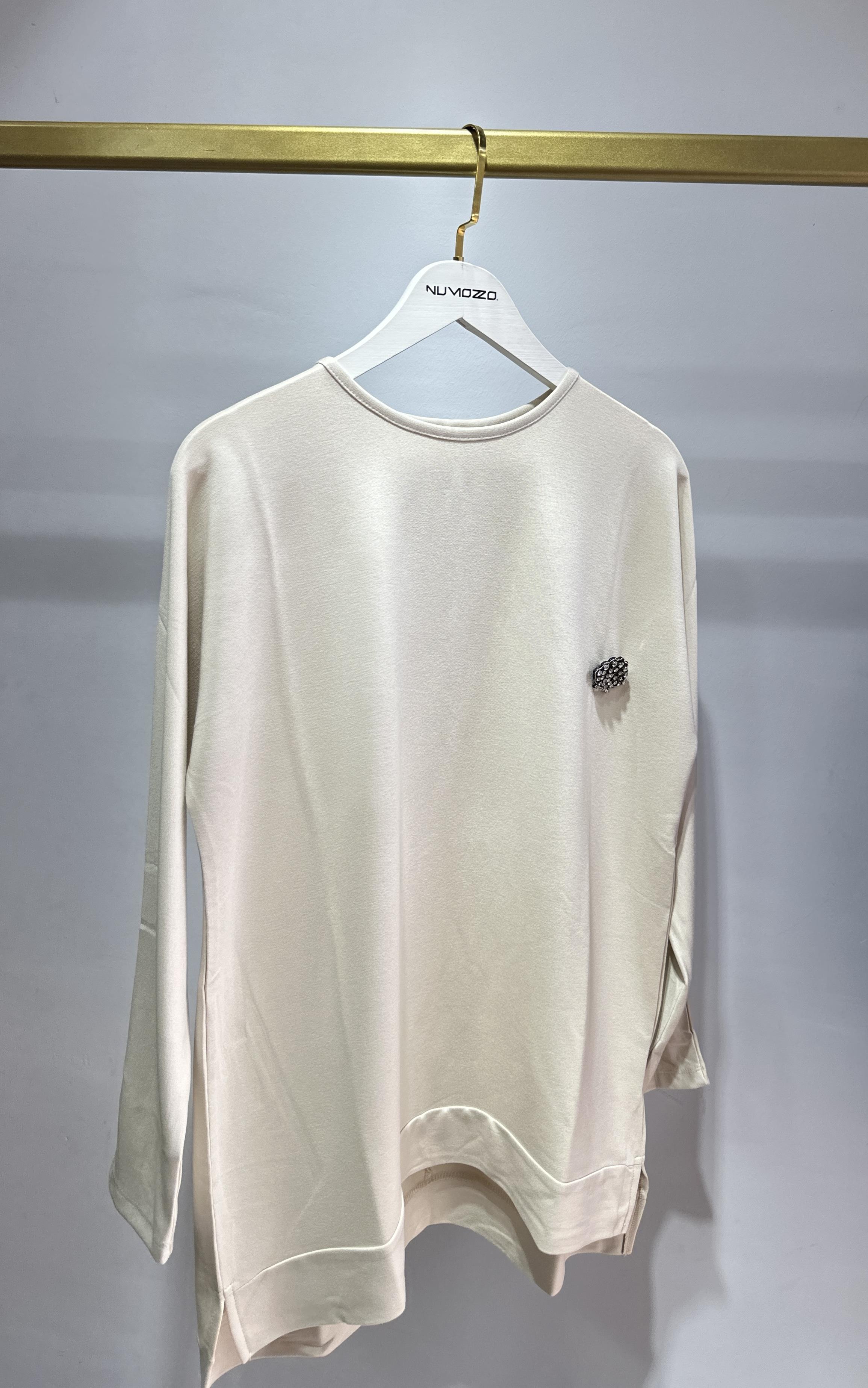 MİSSEMRAMİSS İPEK PAMUK BLUZ BEJ