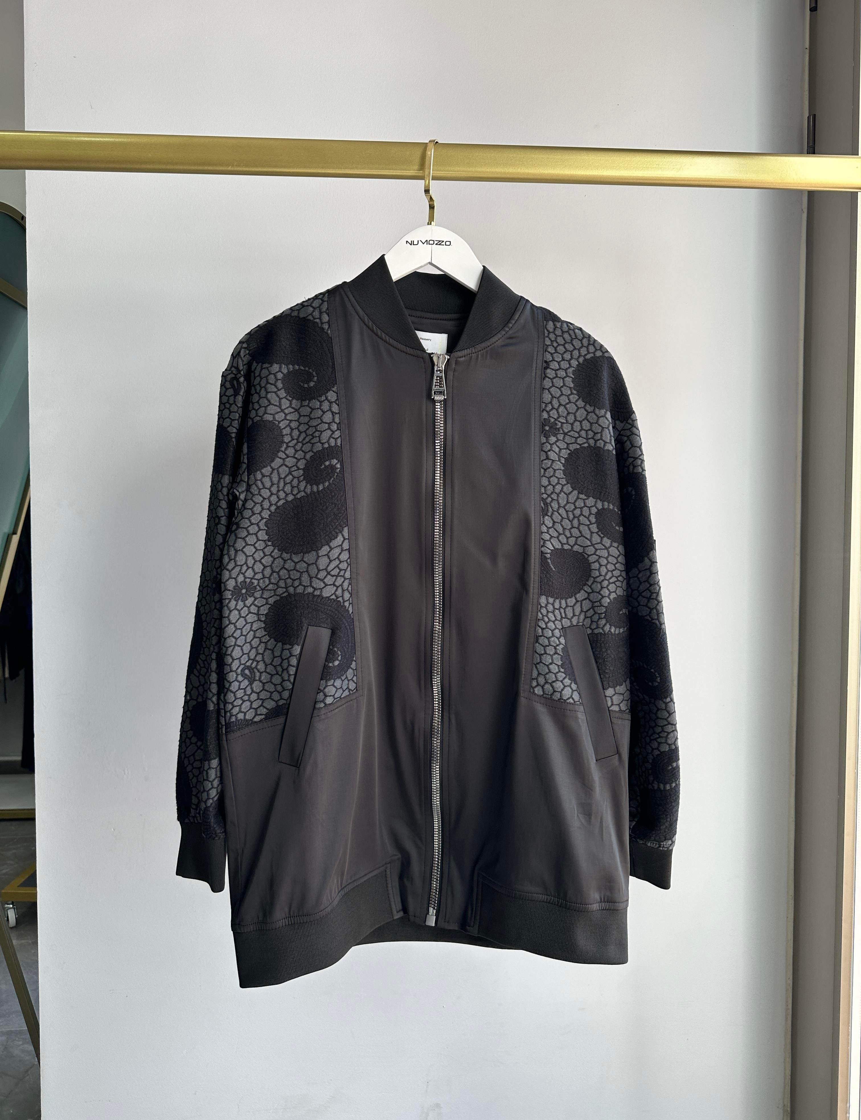 Missemramiss Jakar Saten Bomber Ceket - Siyah