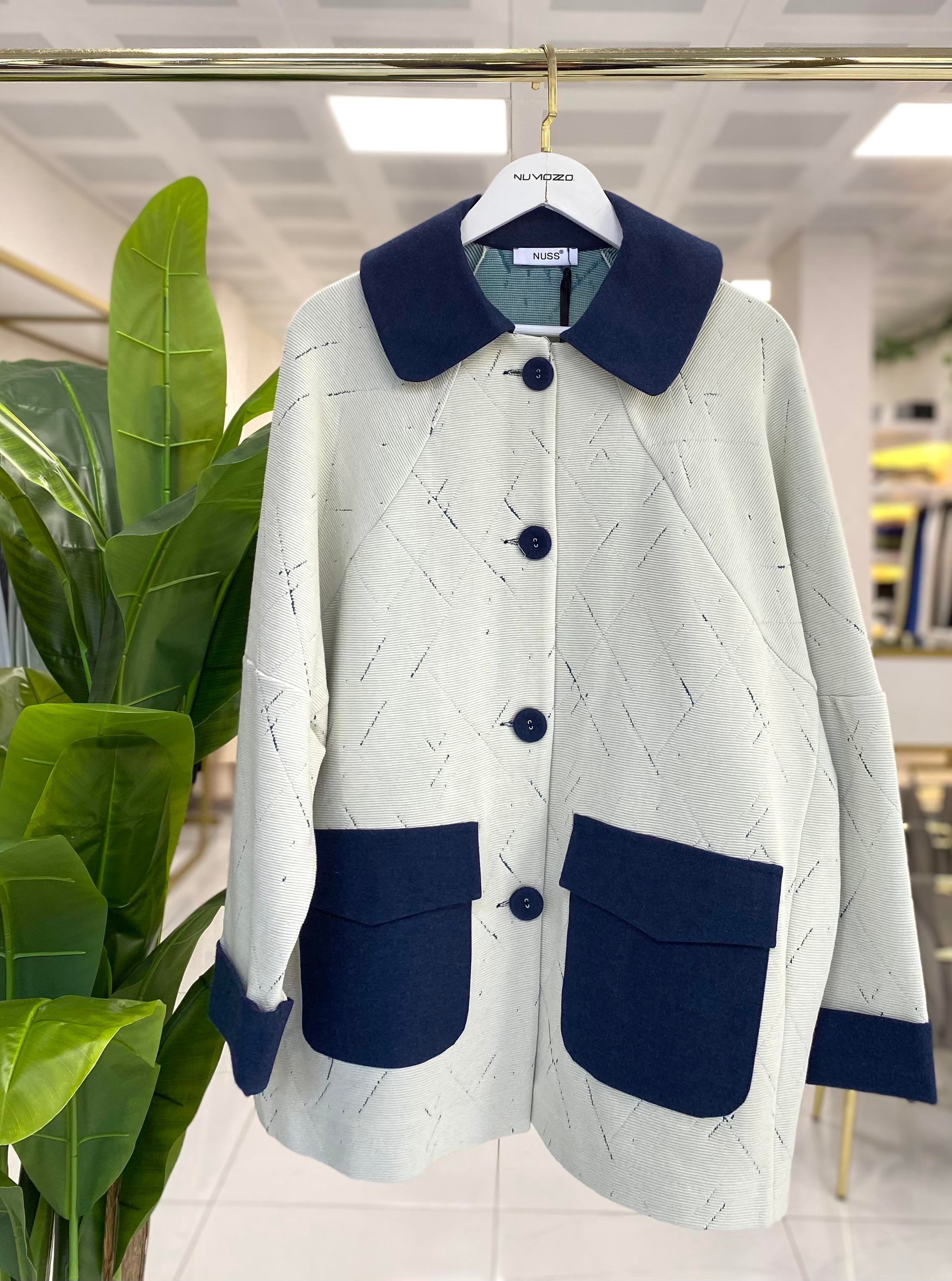 Nuss Denim Detay Kap