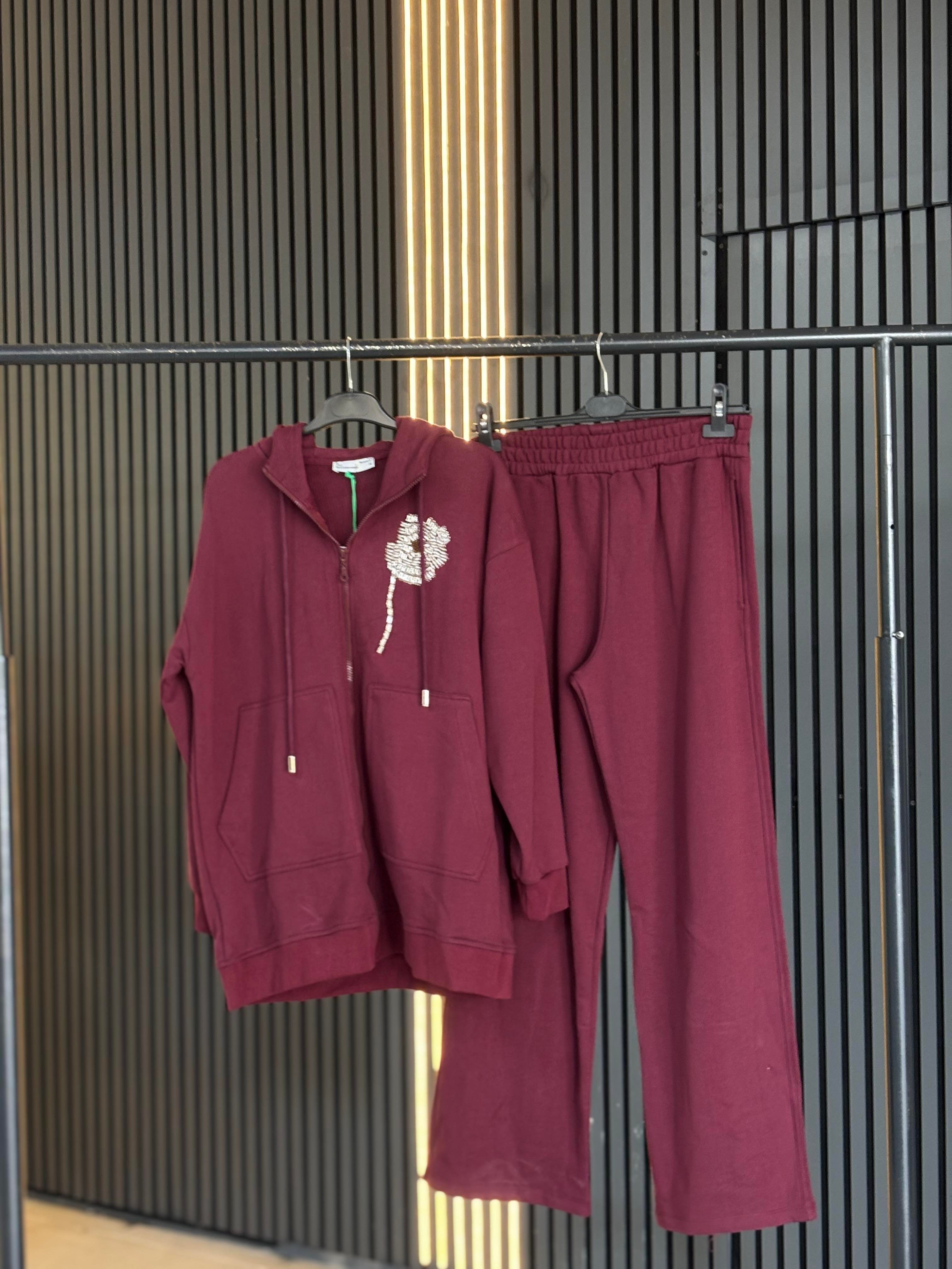 Softline Takım-Bordo