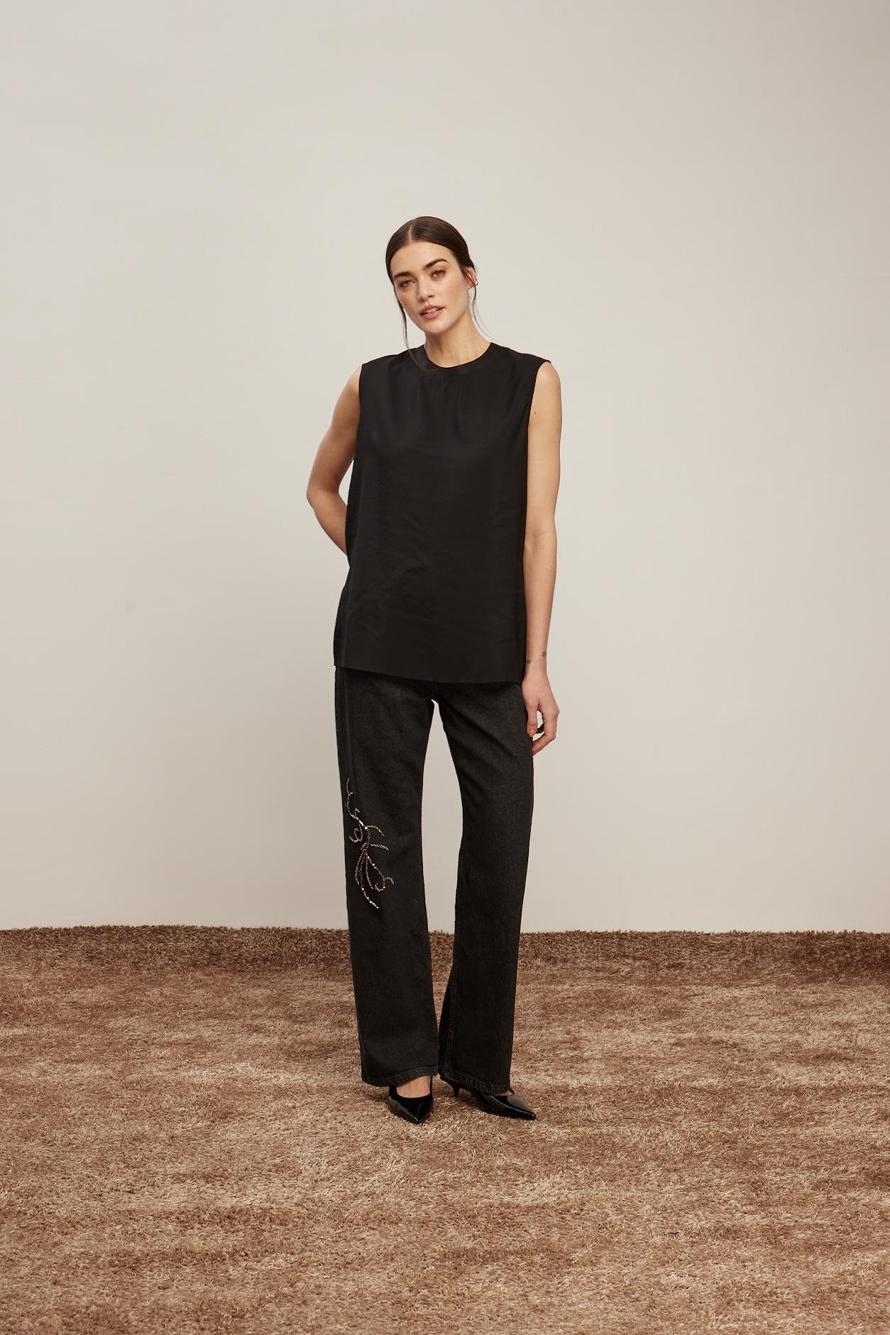 Venöve Leia Bluz Siyah