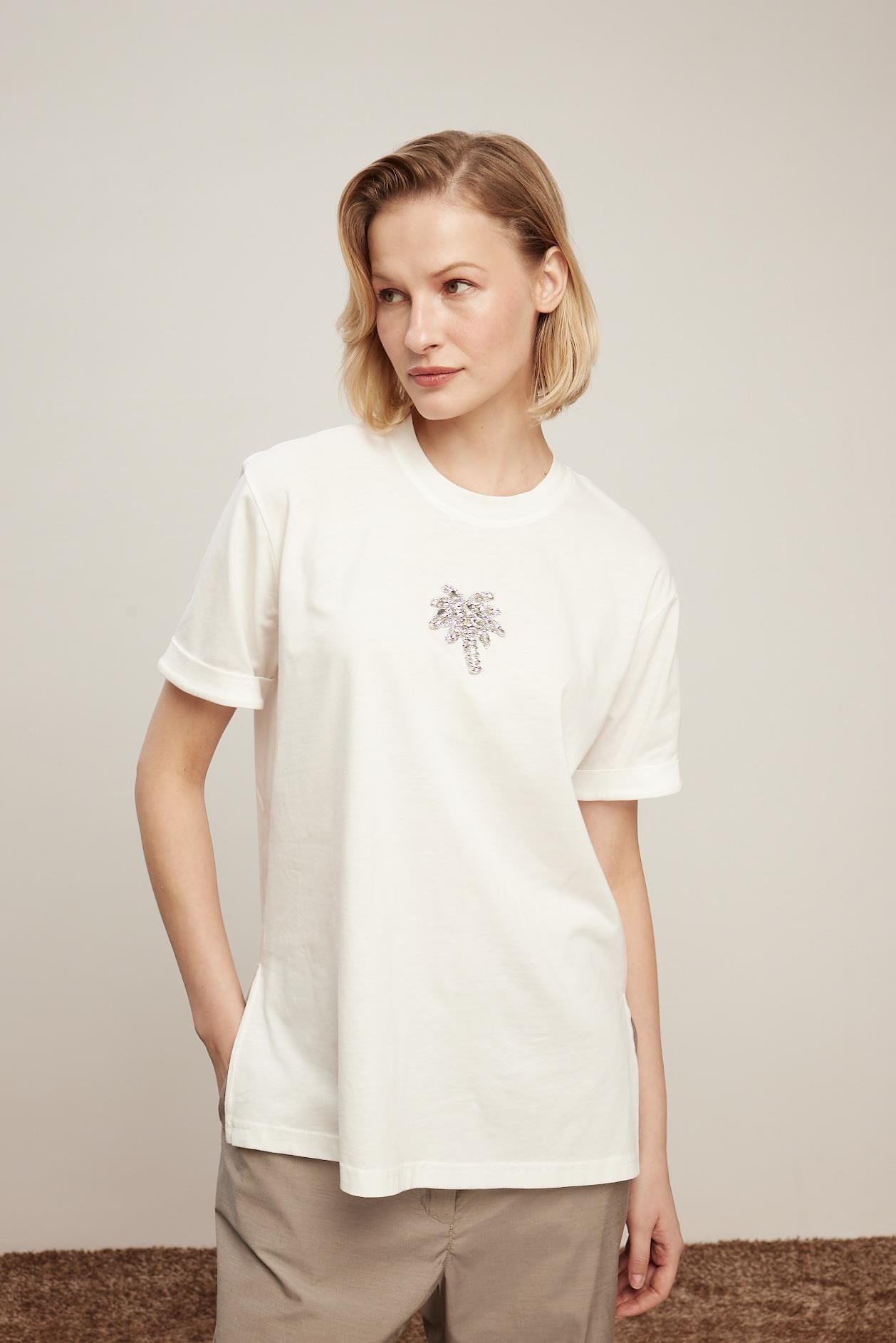 Venöve Lola Tshırt Beyaz