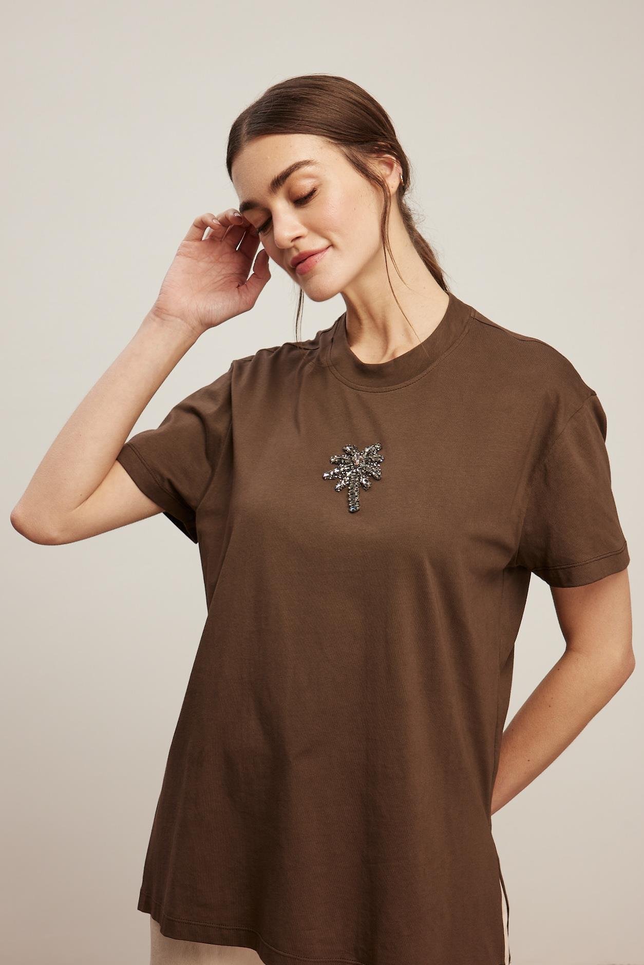 Venöve Lola Tshırt Kahverengi