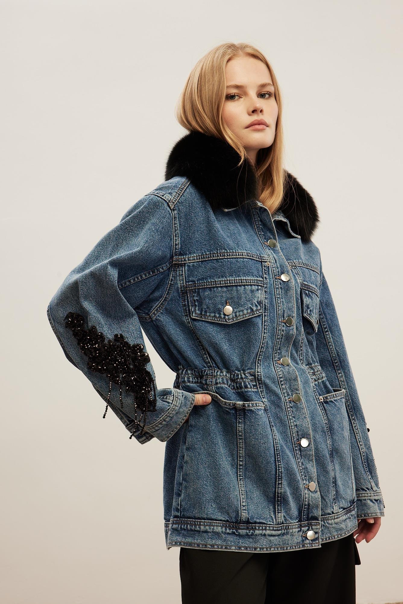 Venöve Mone Ceket Mavi