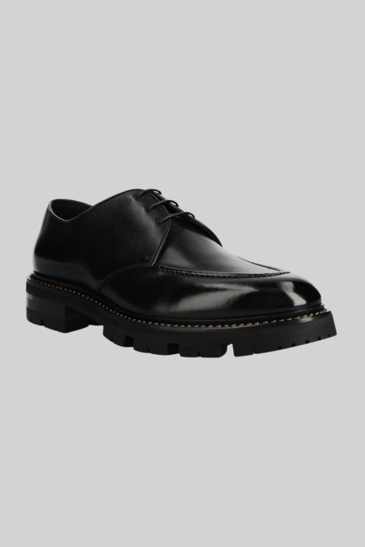 Boss Derby Erkek Deri Loafer Siyah